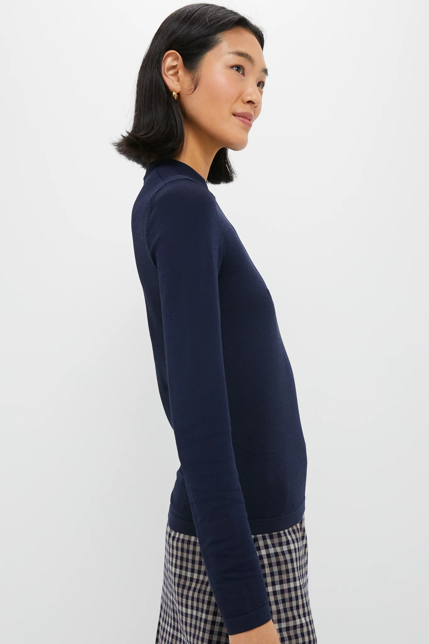 Navy Knit Vanessa Top - Image 3