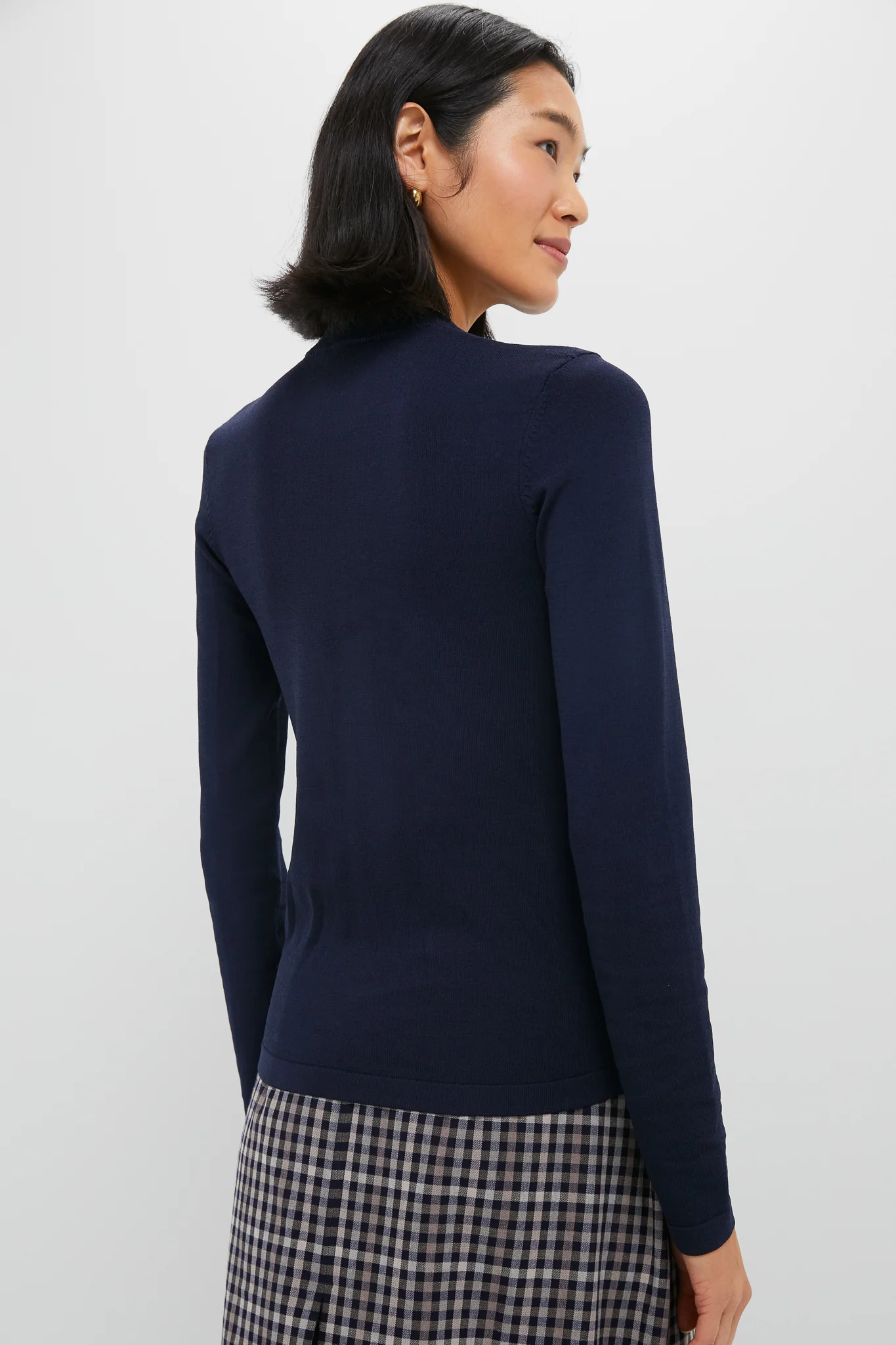 Navy Knit Vanessa Top - Image 4