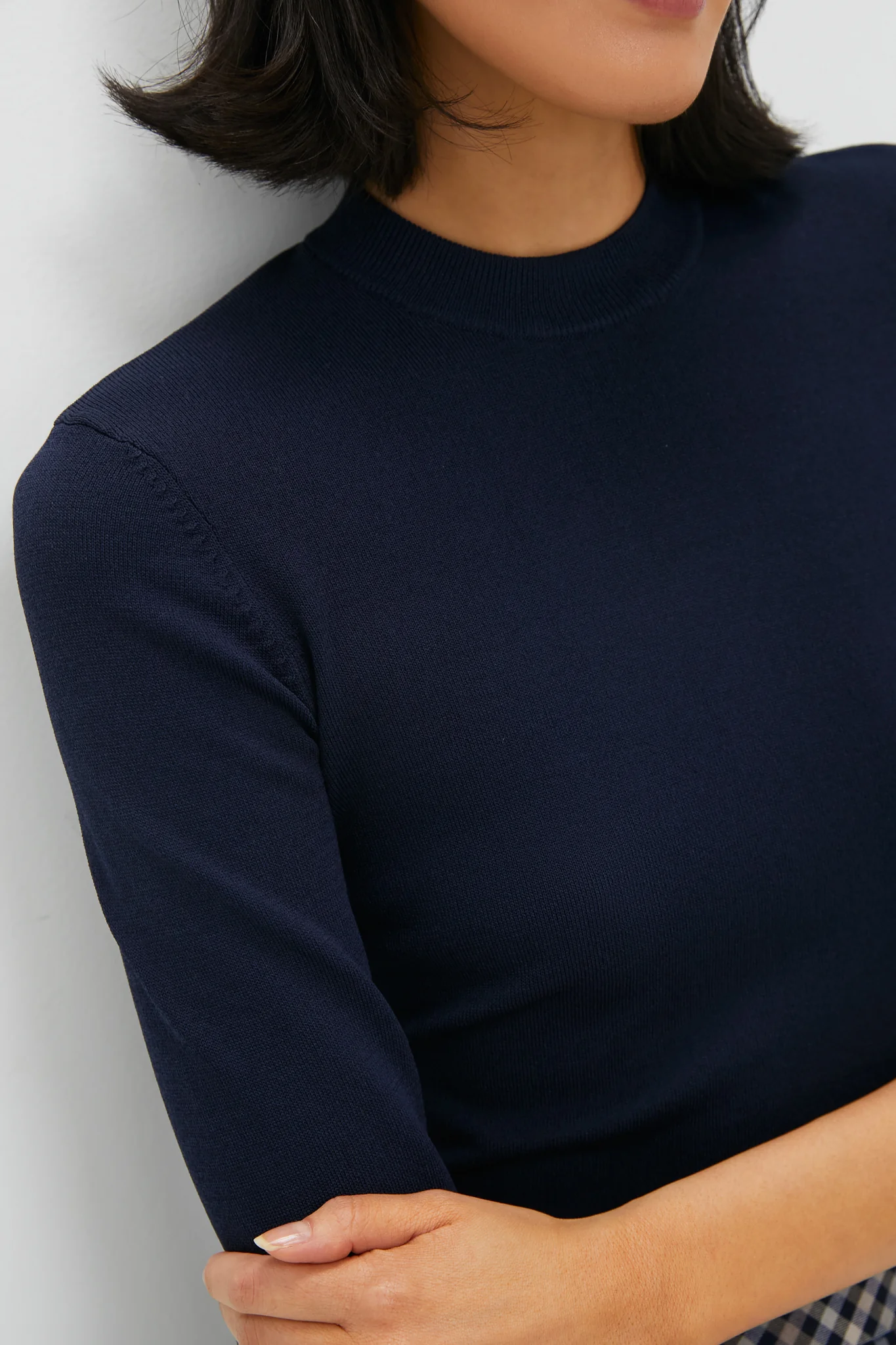 Navy Knit Vanessa Top - Image 5