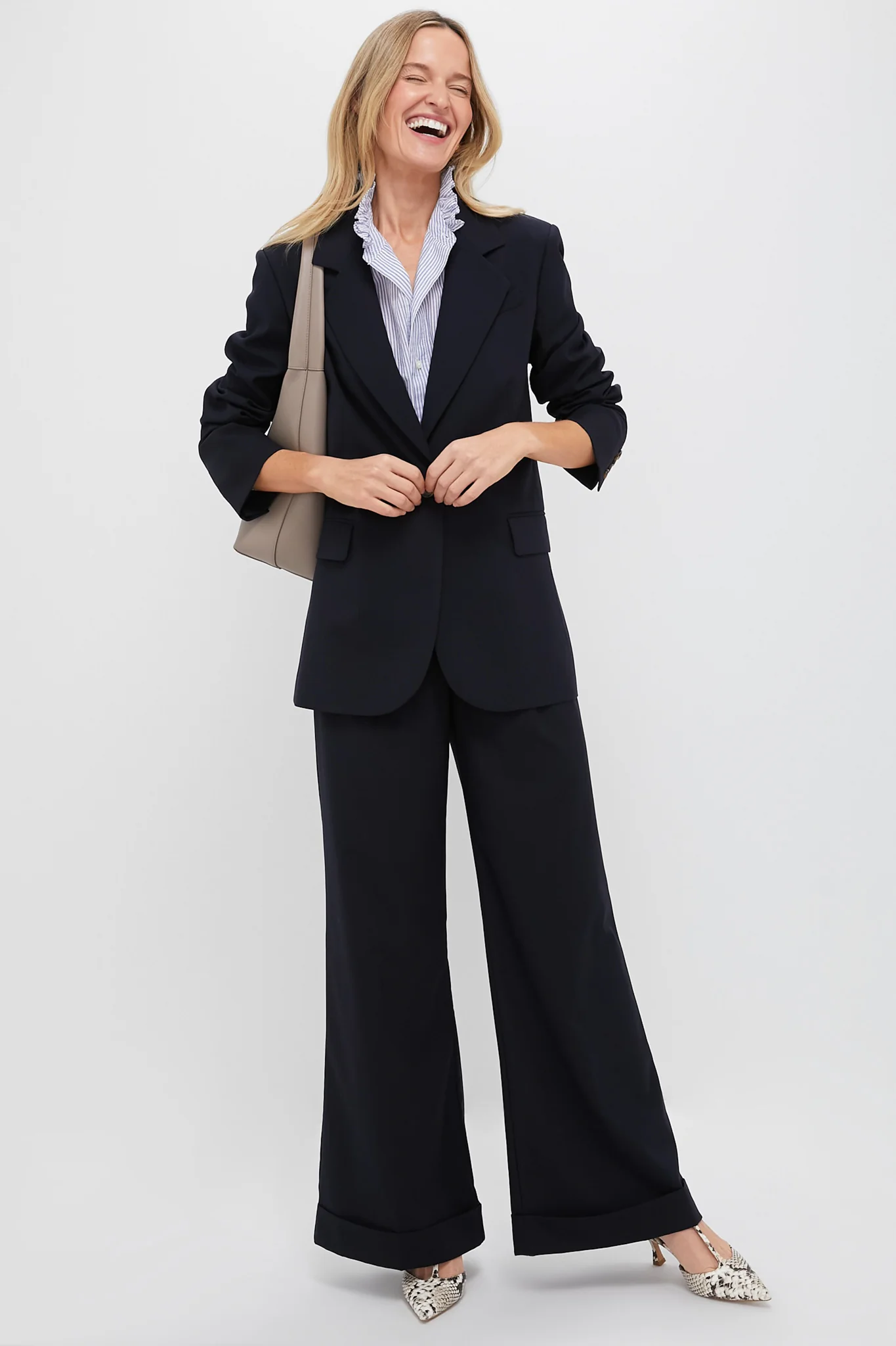 Navy Leo Blazer - Image 2