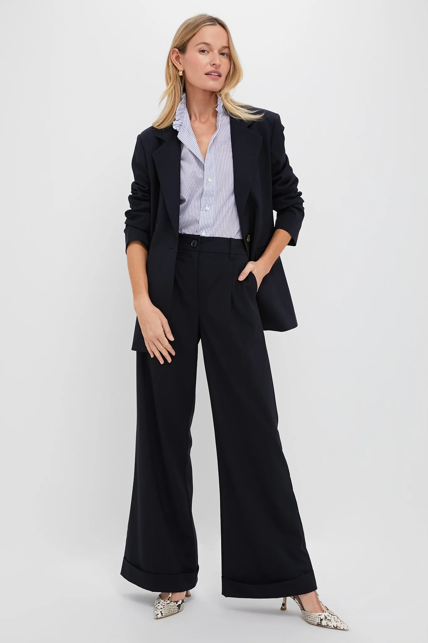 Navy Leo Blazer - Image 6