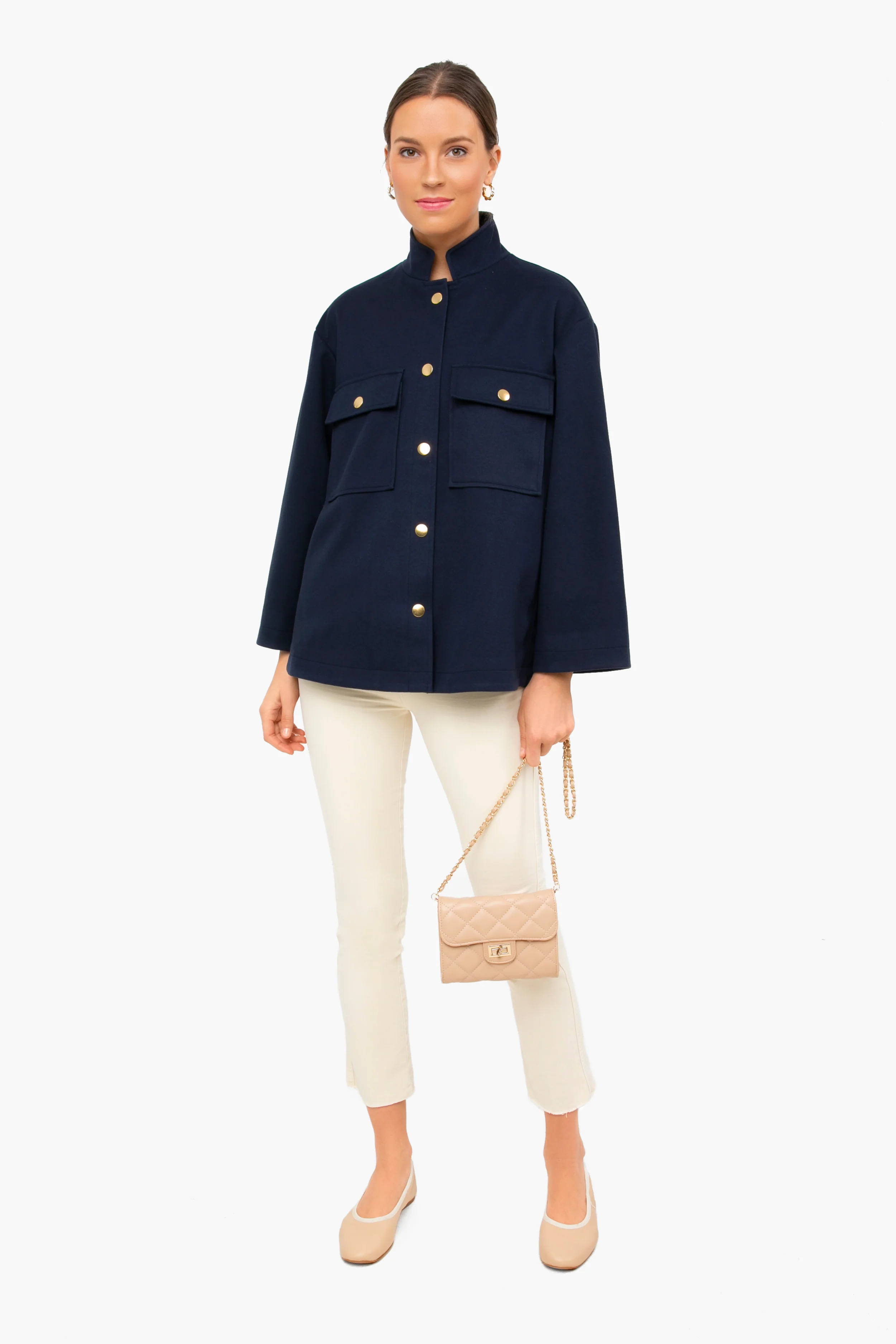 Navy Marant Shirt Jacket - Image 3