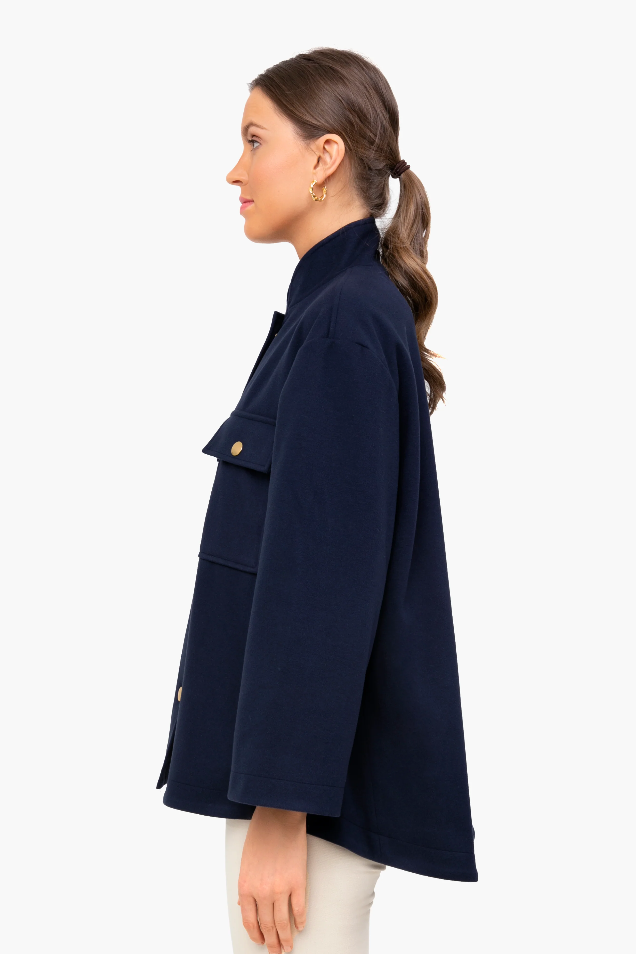 Navy Marant Shirt Jacket - Image 4