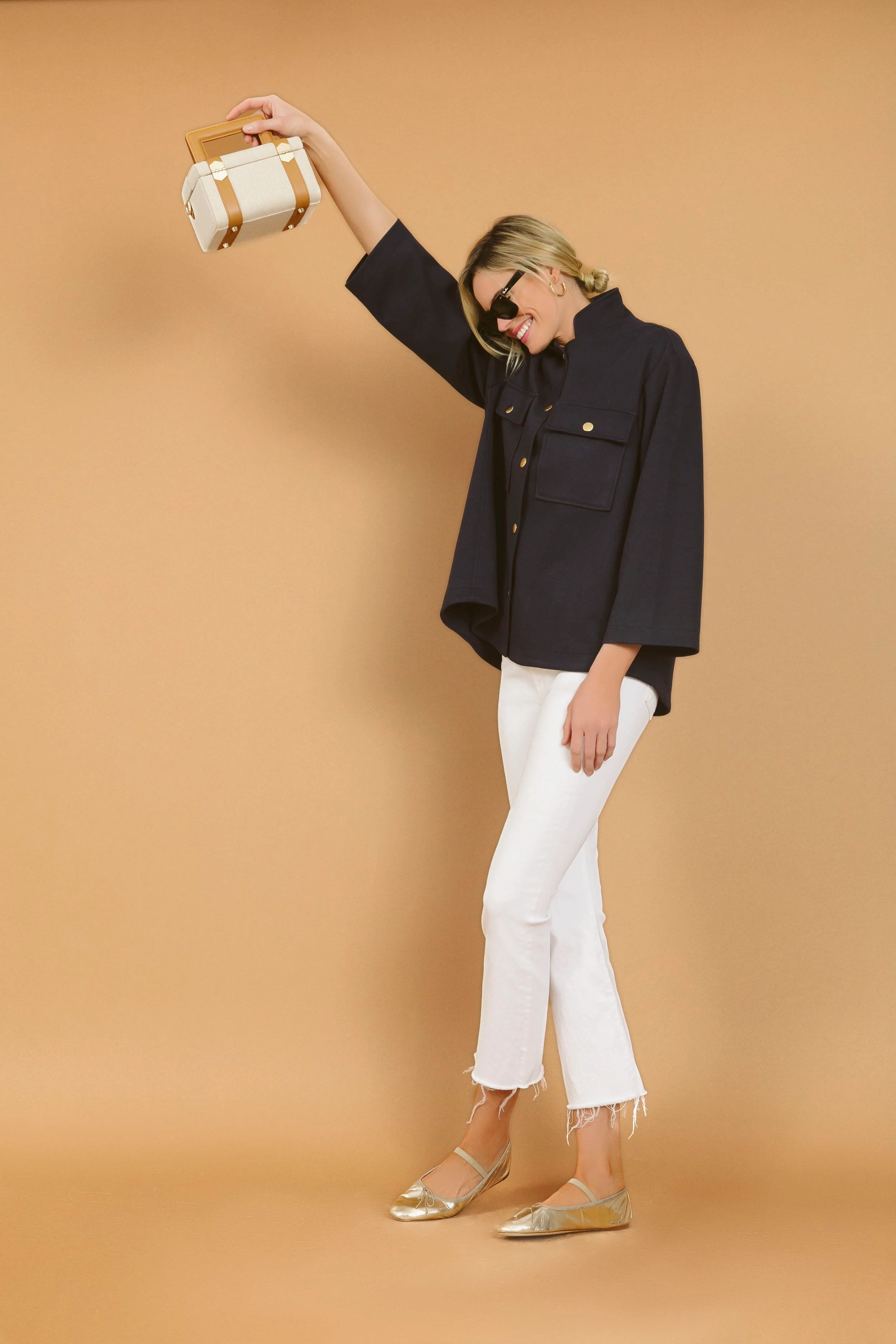 Navy Marant Shirt Jacket - Image 6
