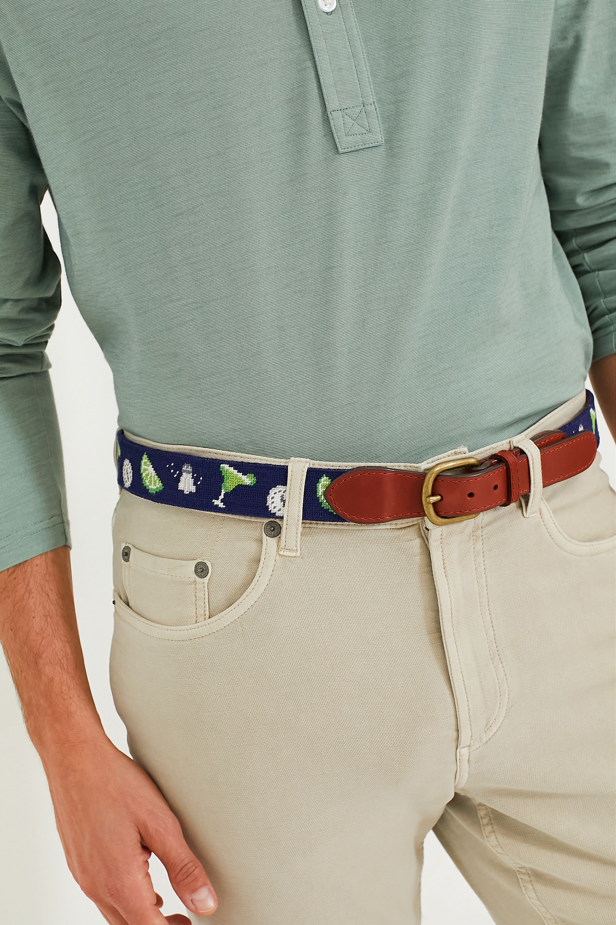 Navy Margaritaville 5 O'Clock Somewhere Belt - Image 2