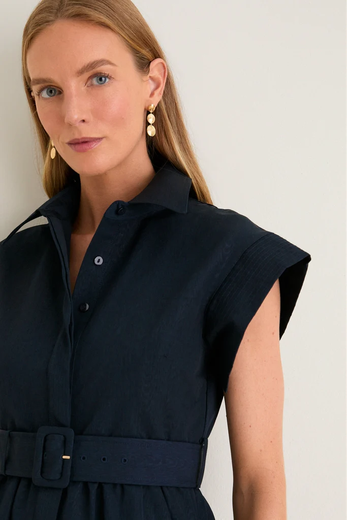 Navy Mini Chloe Dress - Image 5