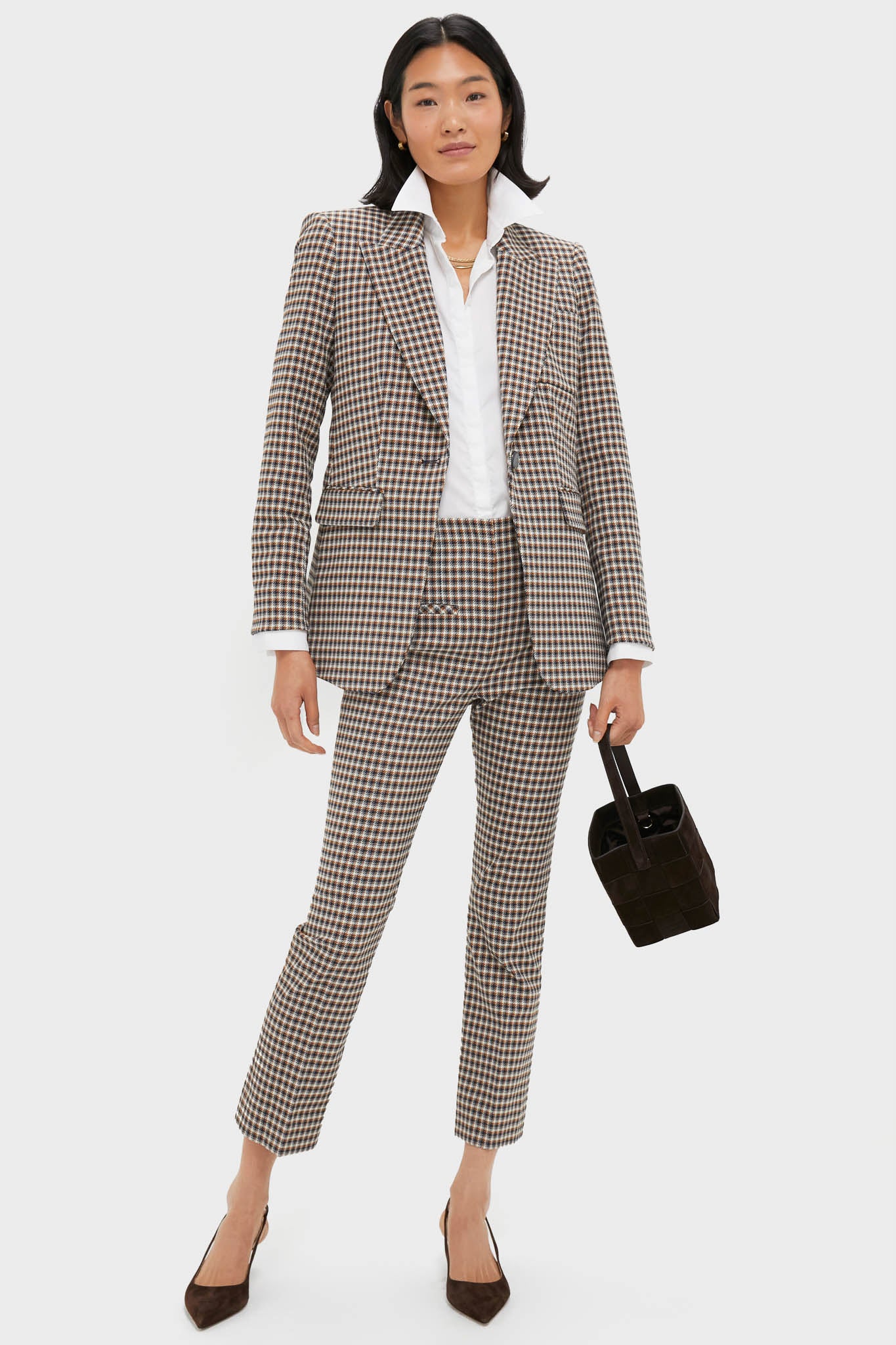 Navy Multi Kean Pant with Welt Pockets - Image 2