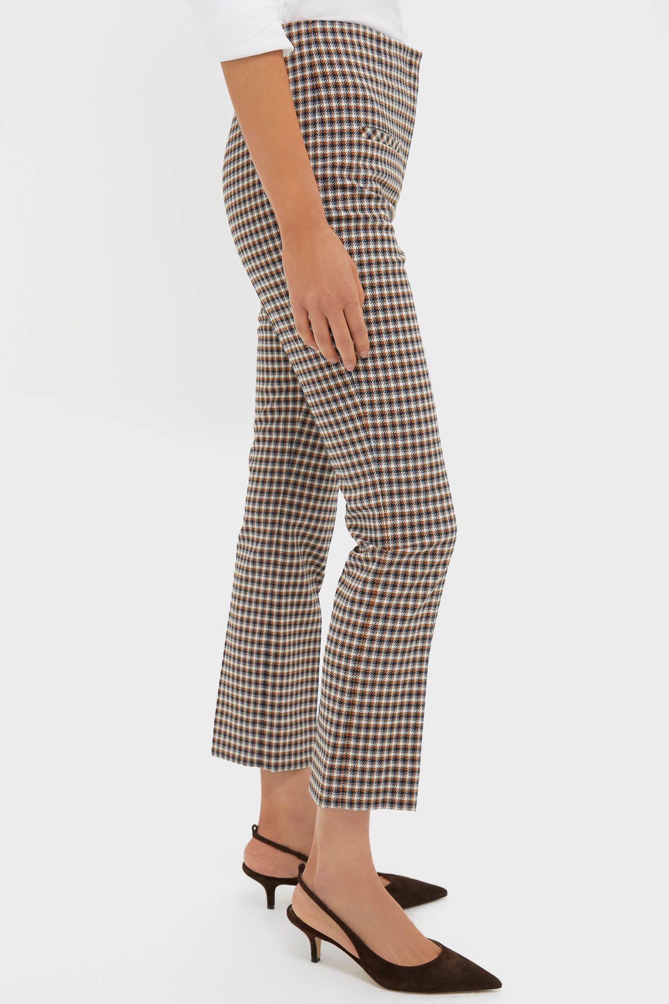 Navy Multi Kean Pant with Welt Pockets - Image 3