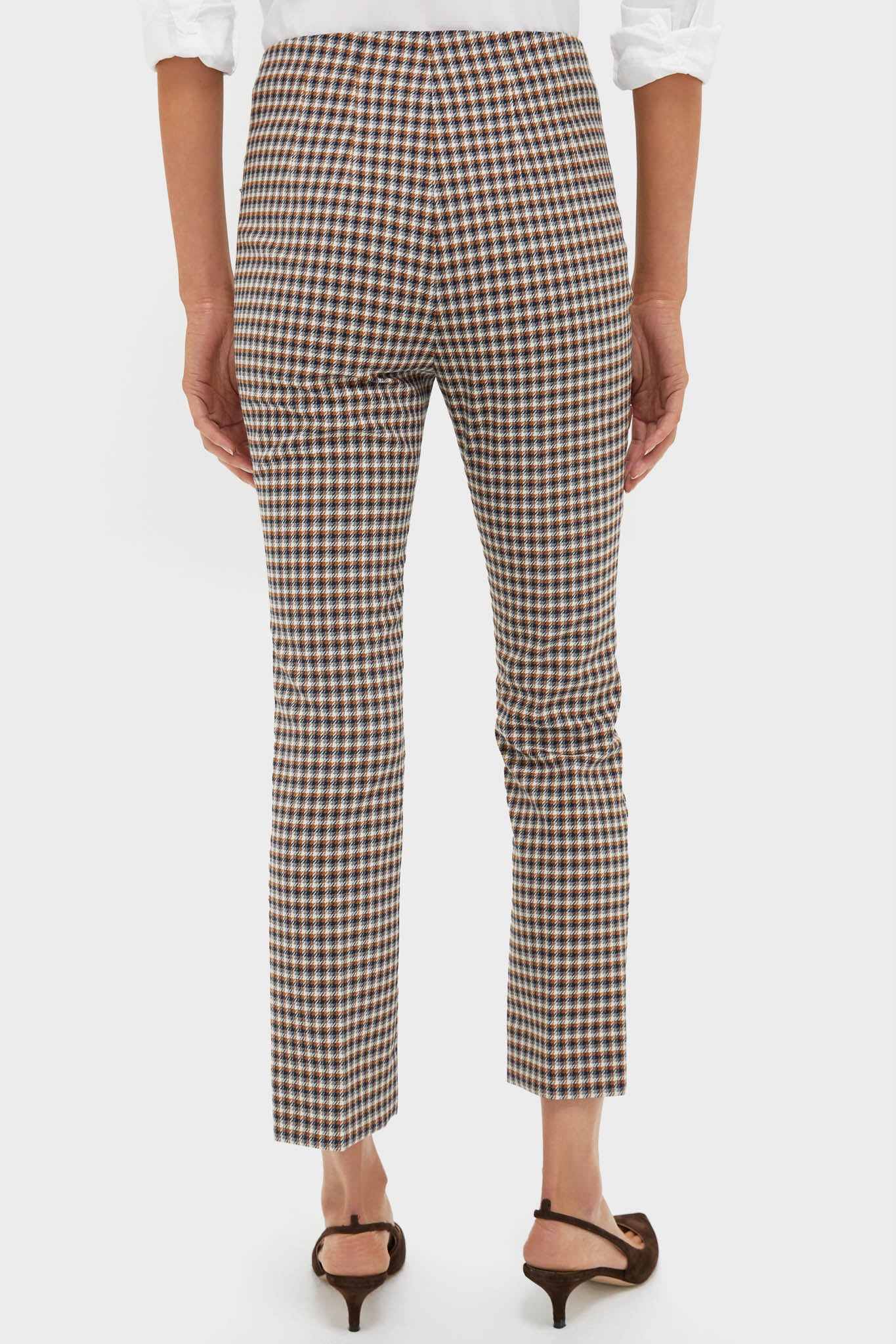 Navy Multi Kean Pant with Welt Pockets - Image 4