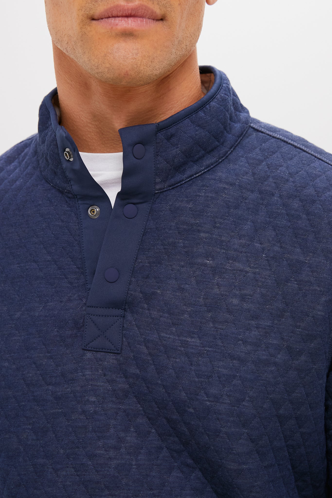 Navy Oat Corbet Reversible Pullover - Image 6