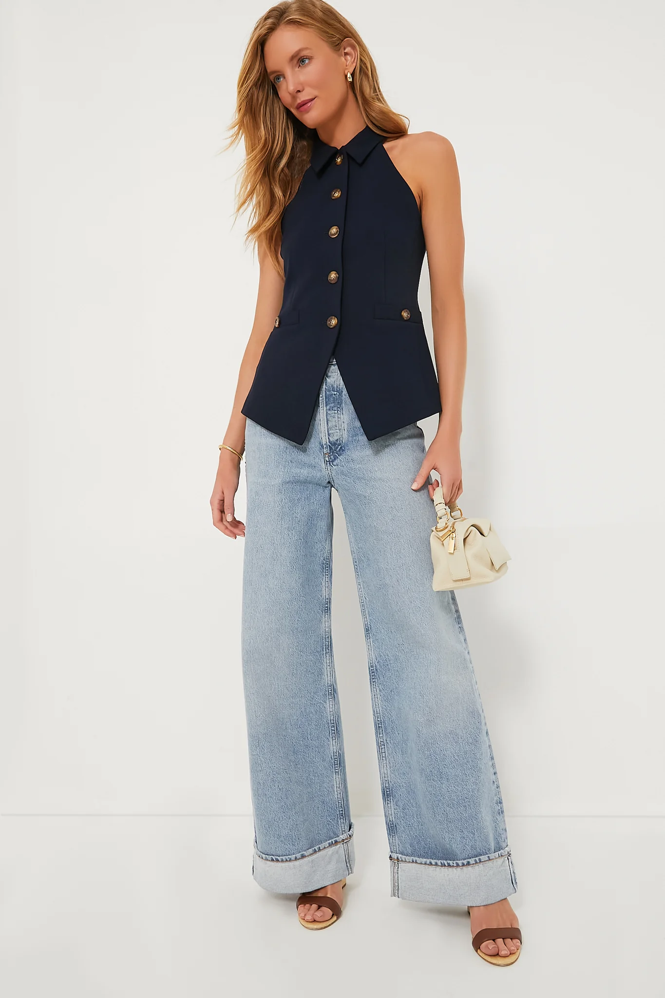Navy Orlinda Vest - Image 2