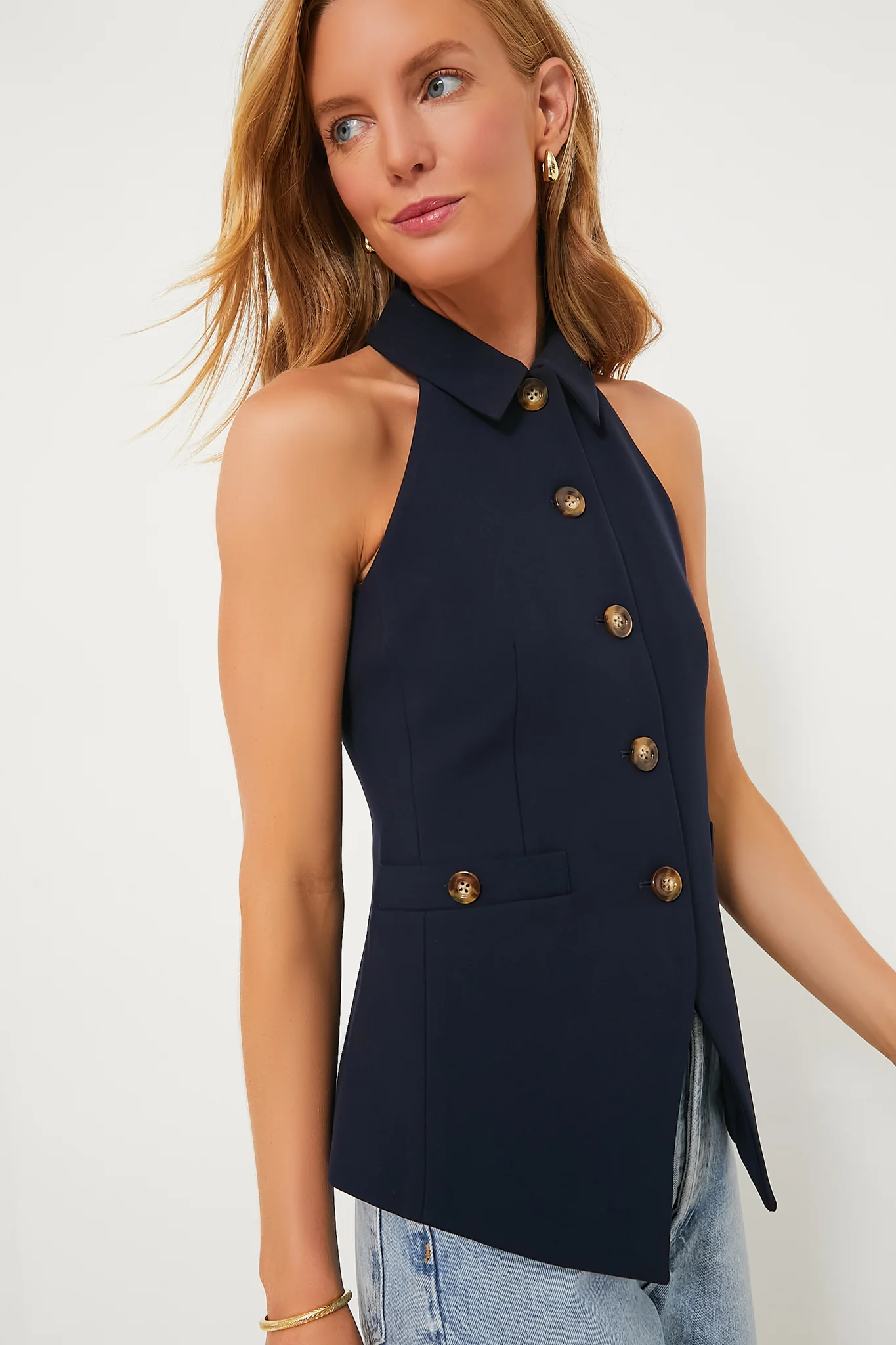 Navy Orlinda Vest - Image 3