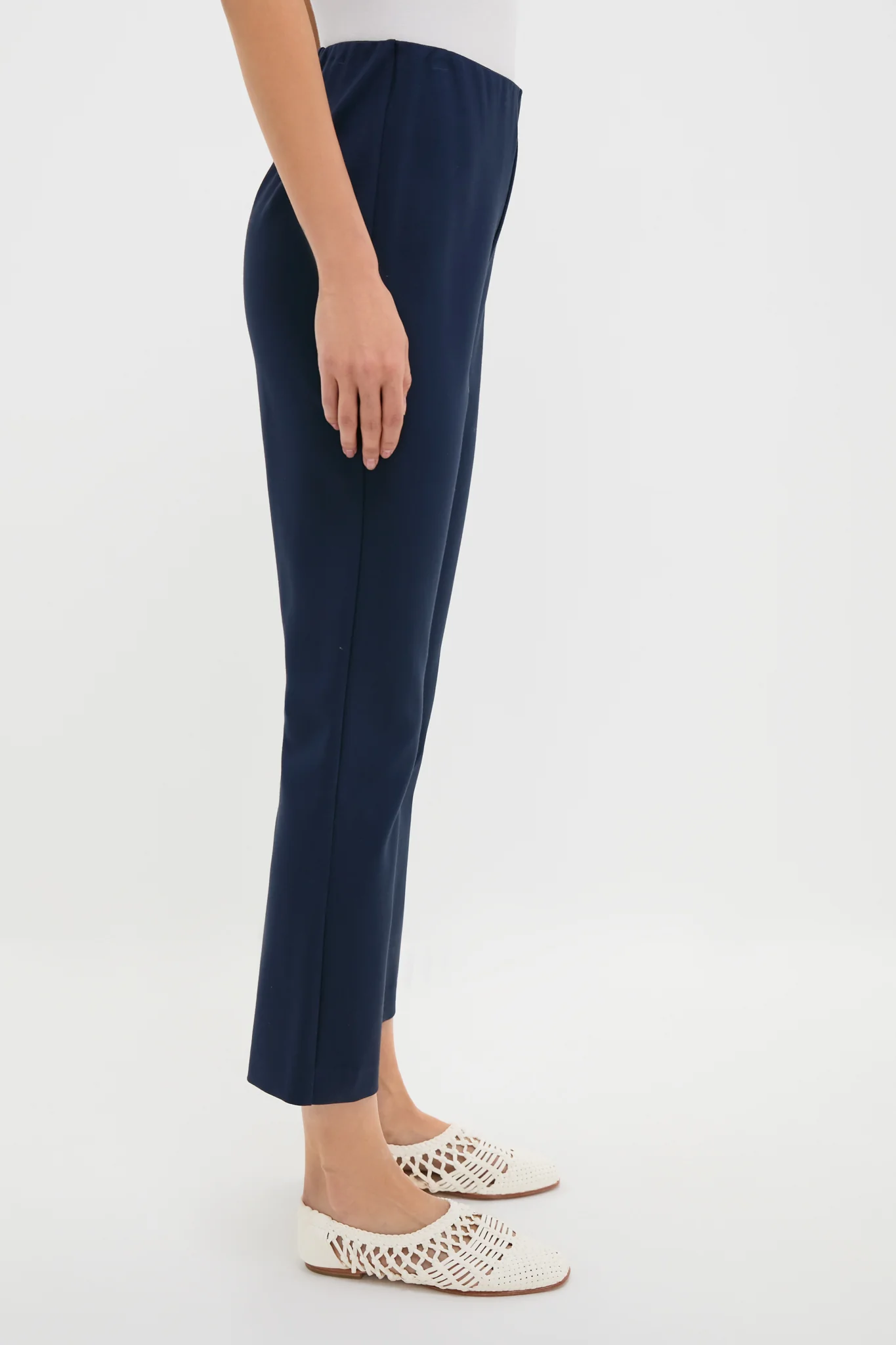 Navy Ponte Ashford Pants - Image 4