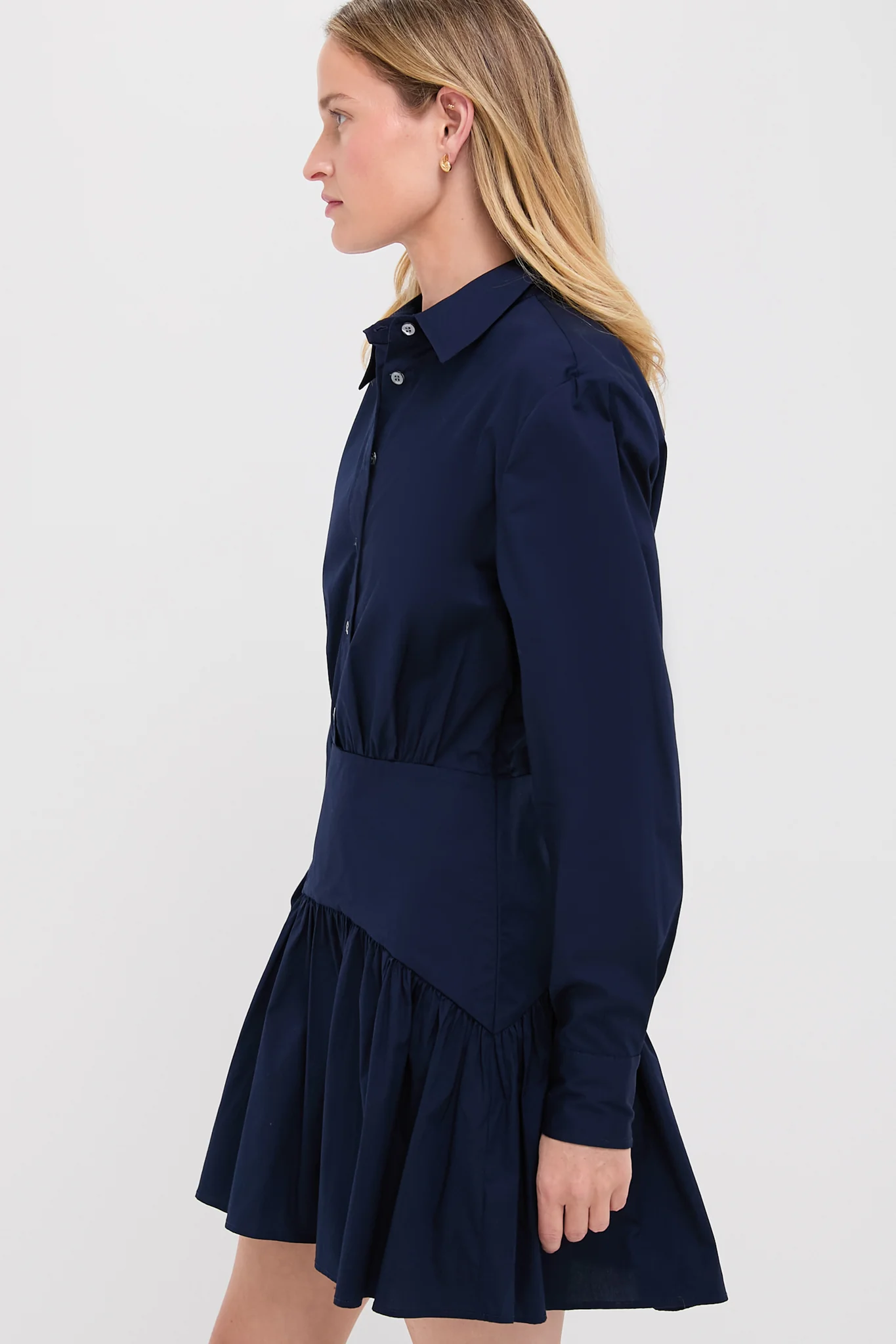 Navy Rocco Mini Dress - Image 3