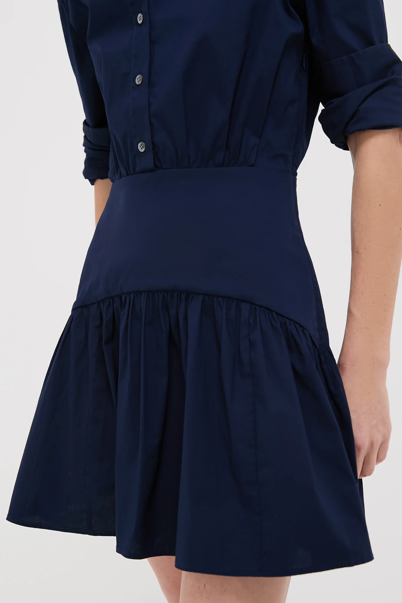 Navy Rocco Mini Dress - Image 5