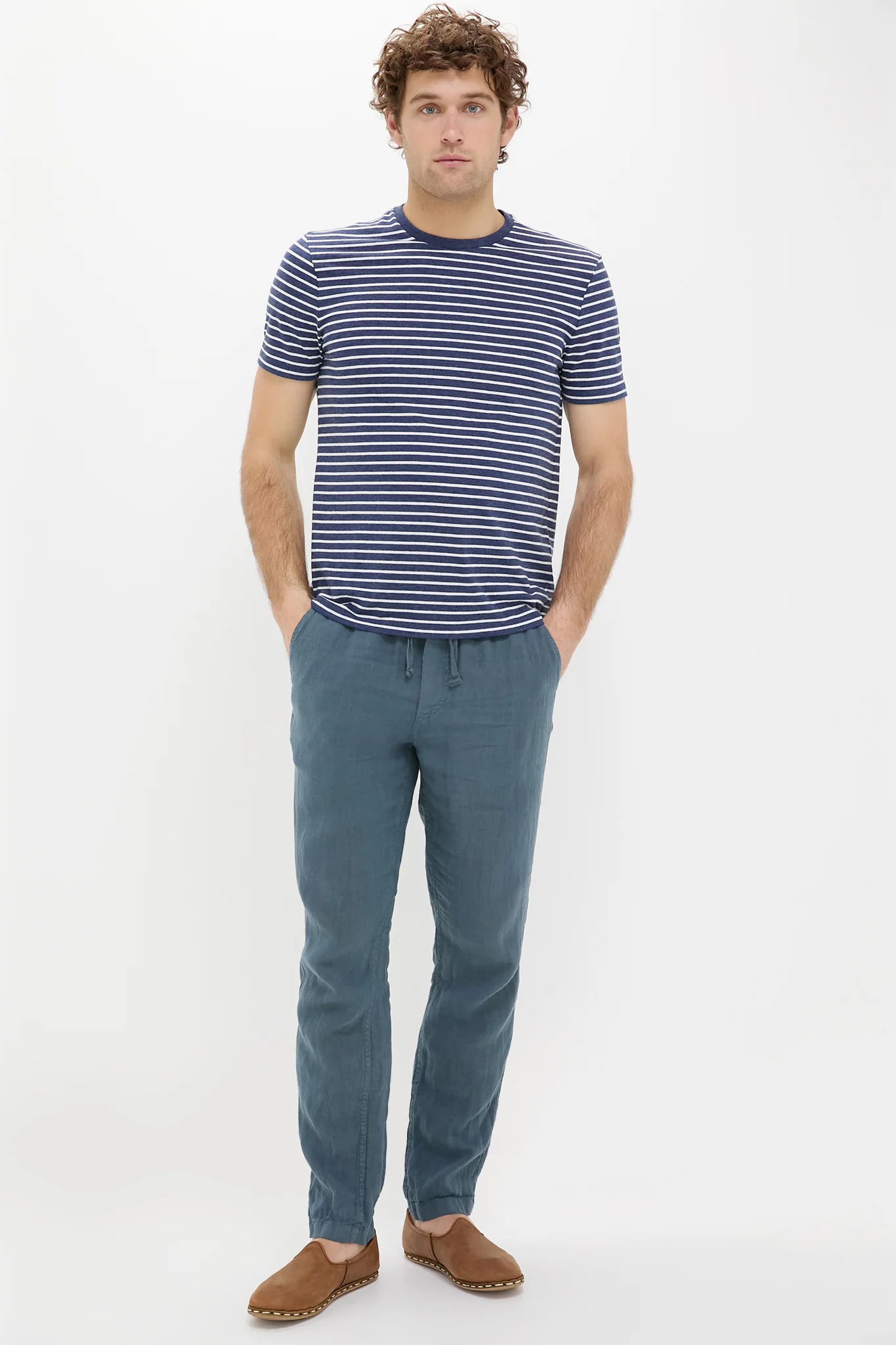 Navy Sailing Stripe Kismet Tee - Image 2