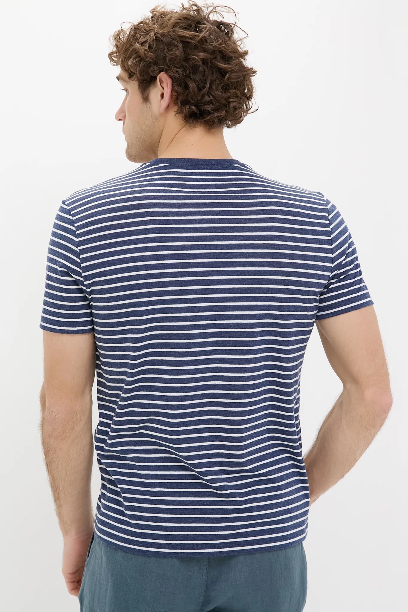 Navy Sailing Stripe Kismet Tee - Image 4
