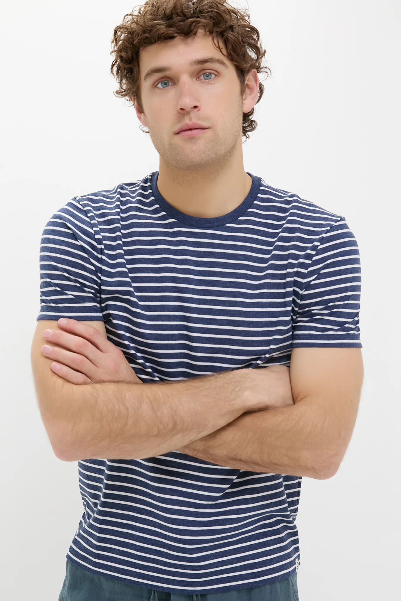 Navy Sailing Stripe Kismet Tee - Image 6