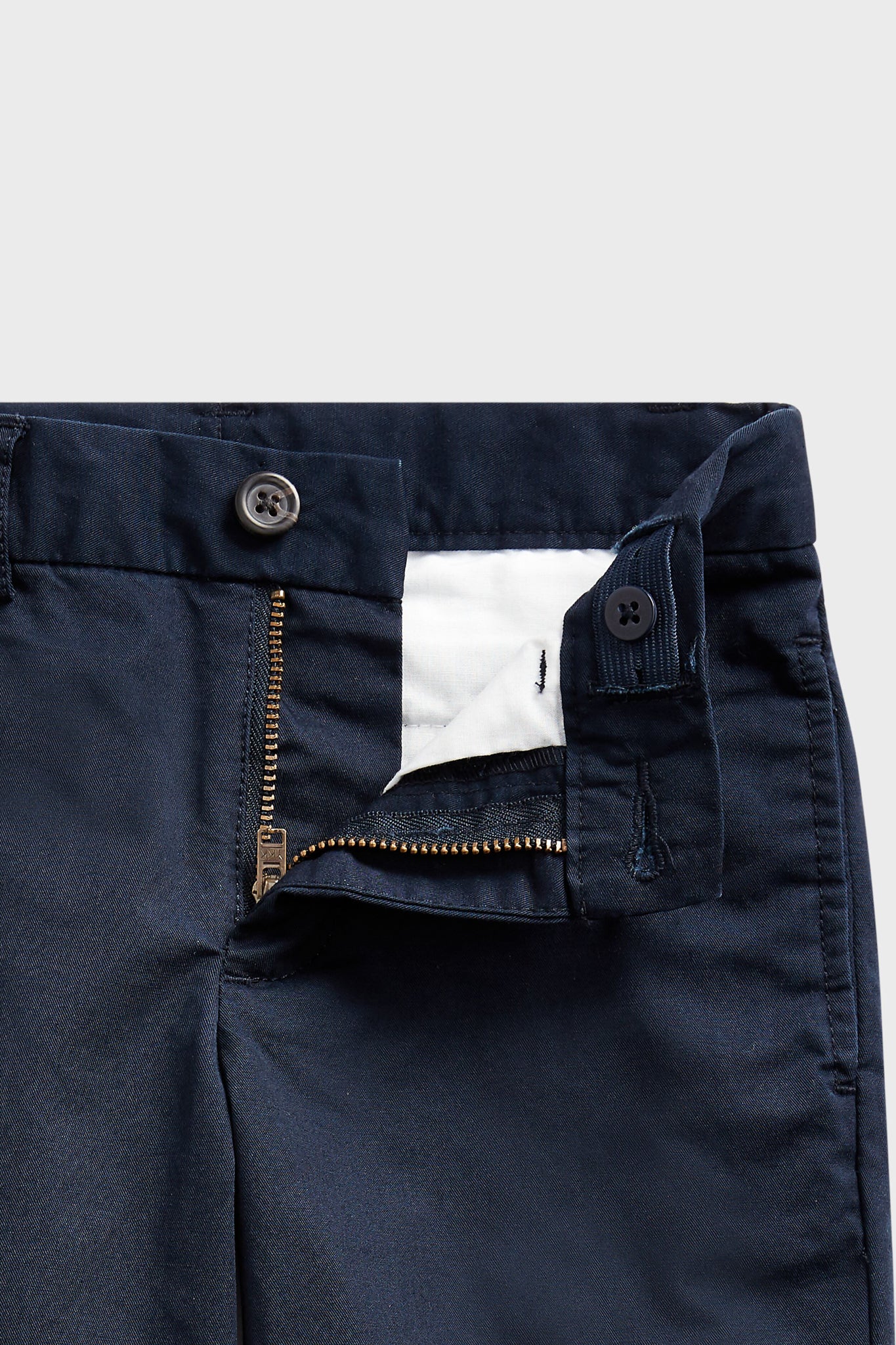 Boys Navy Slim Fit Cotton Chino Pant - Image 3