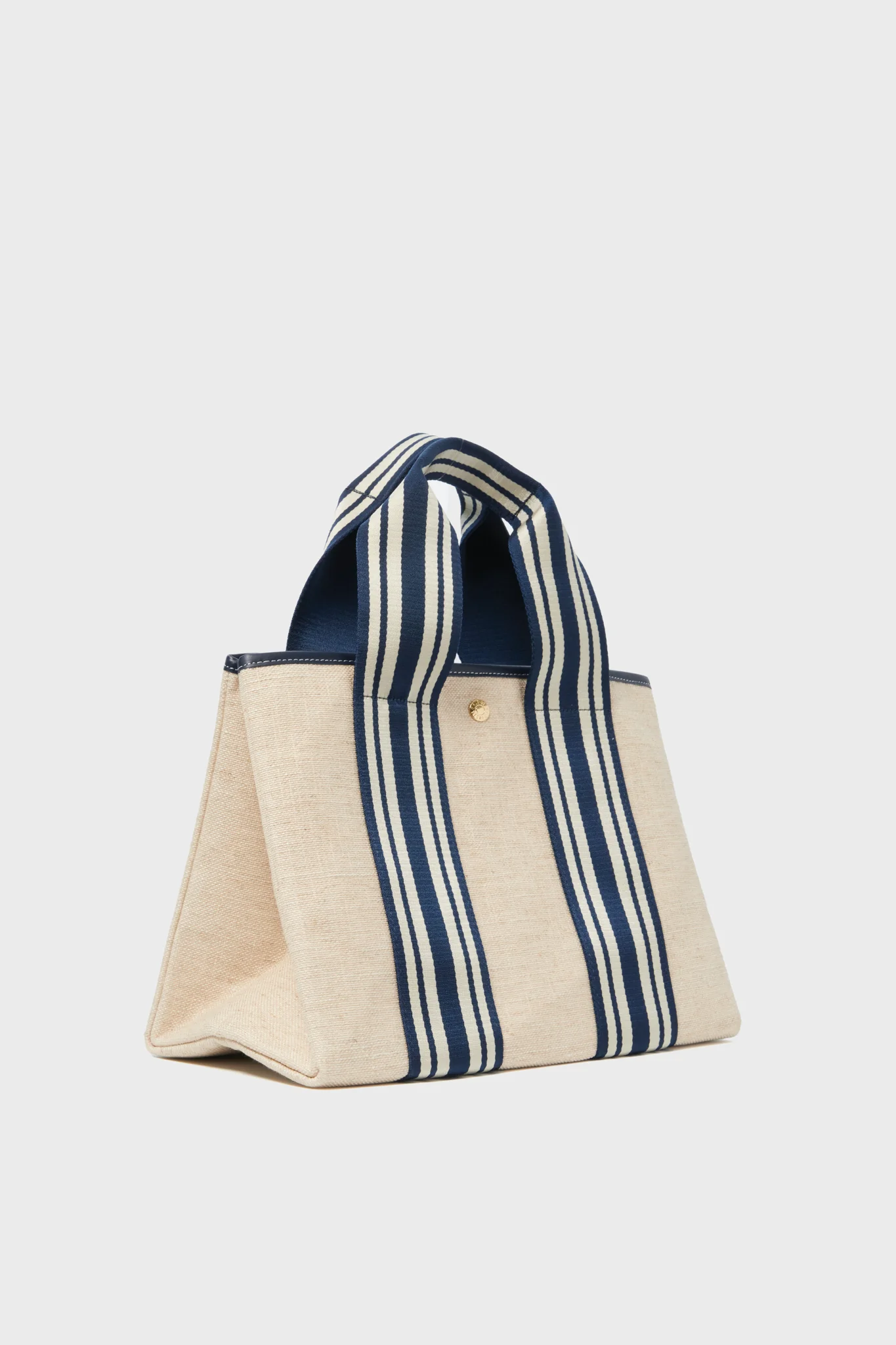 Navy Traversee M Linen Tote - Image 4