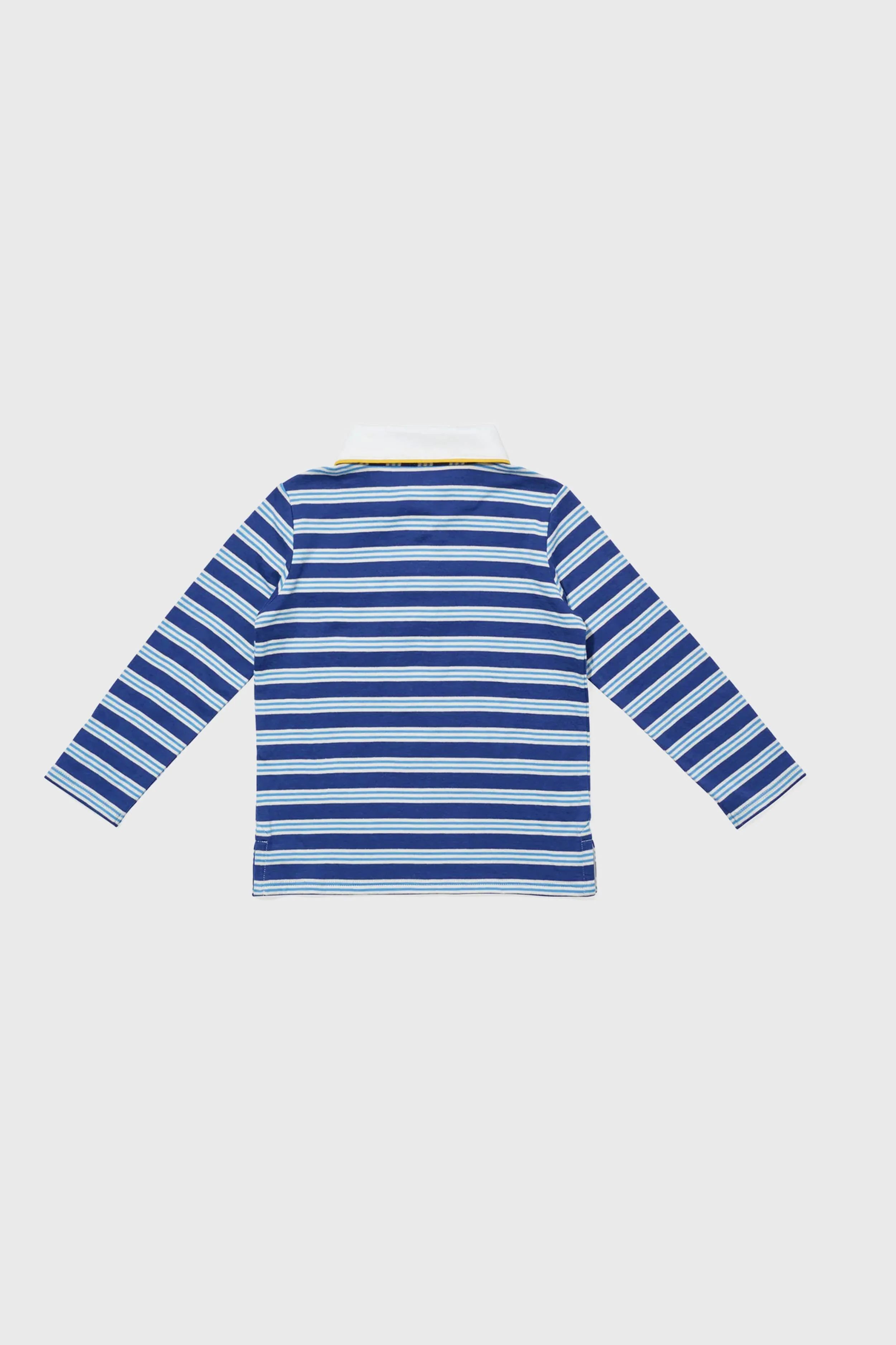 Navy Twin Stripe Parker Polo - Image 4