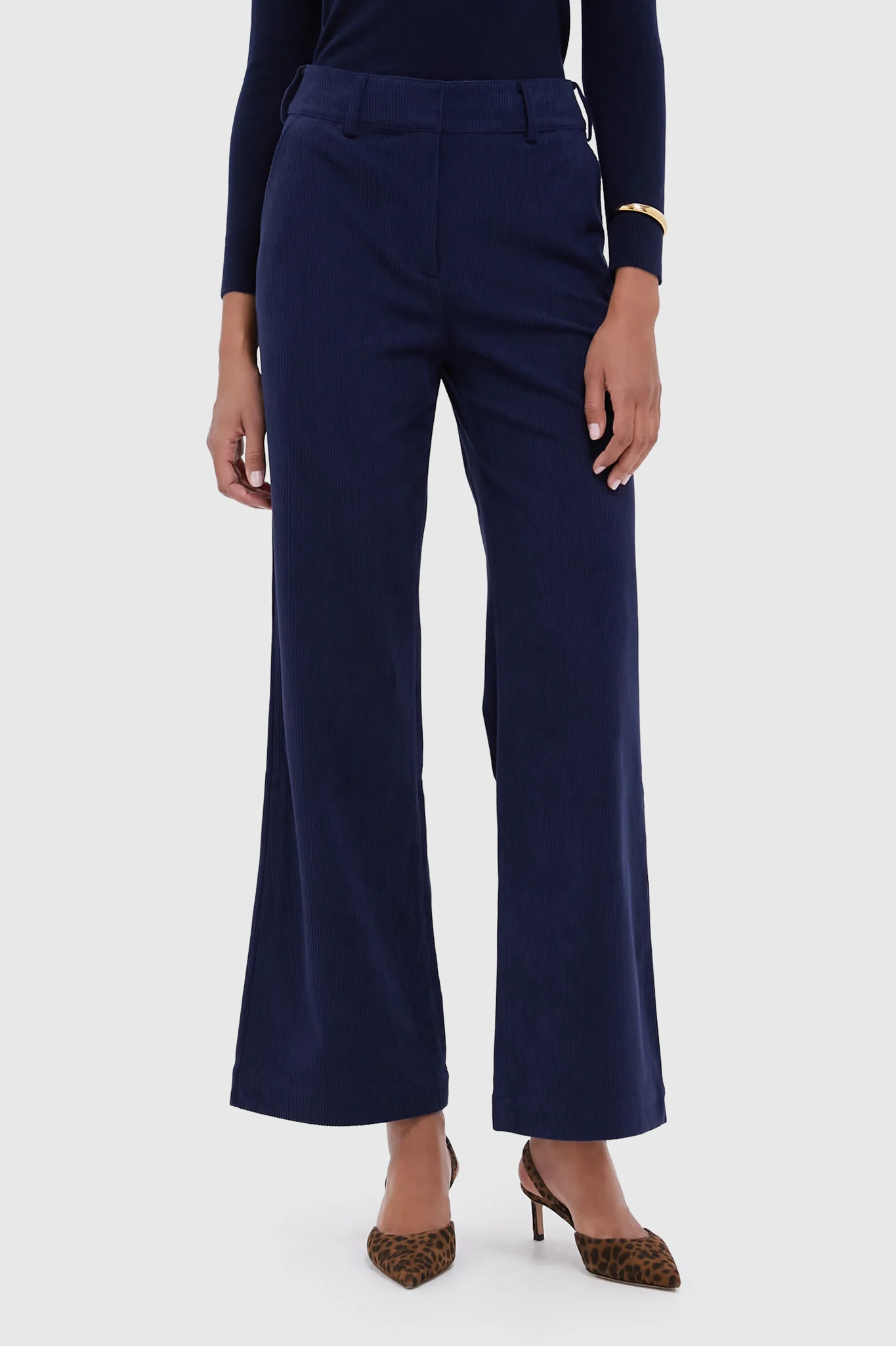 Navy Wide Wale Corduroy Hunter Pants - Image 2