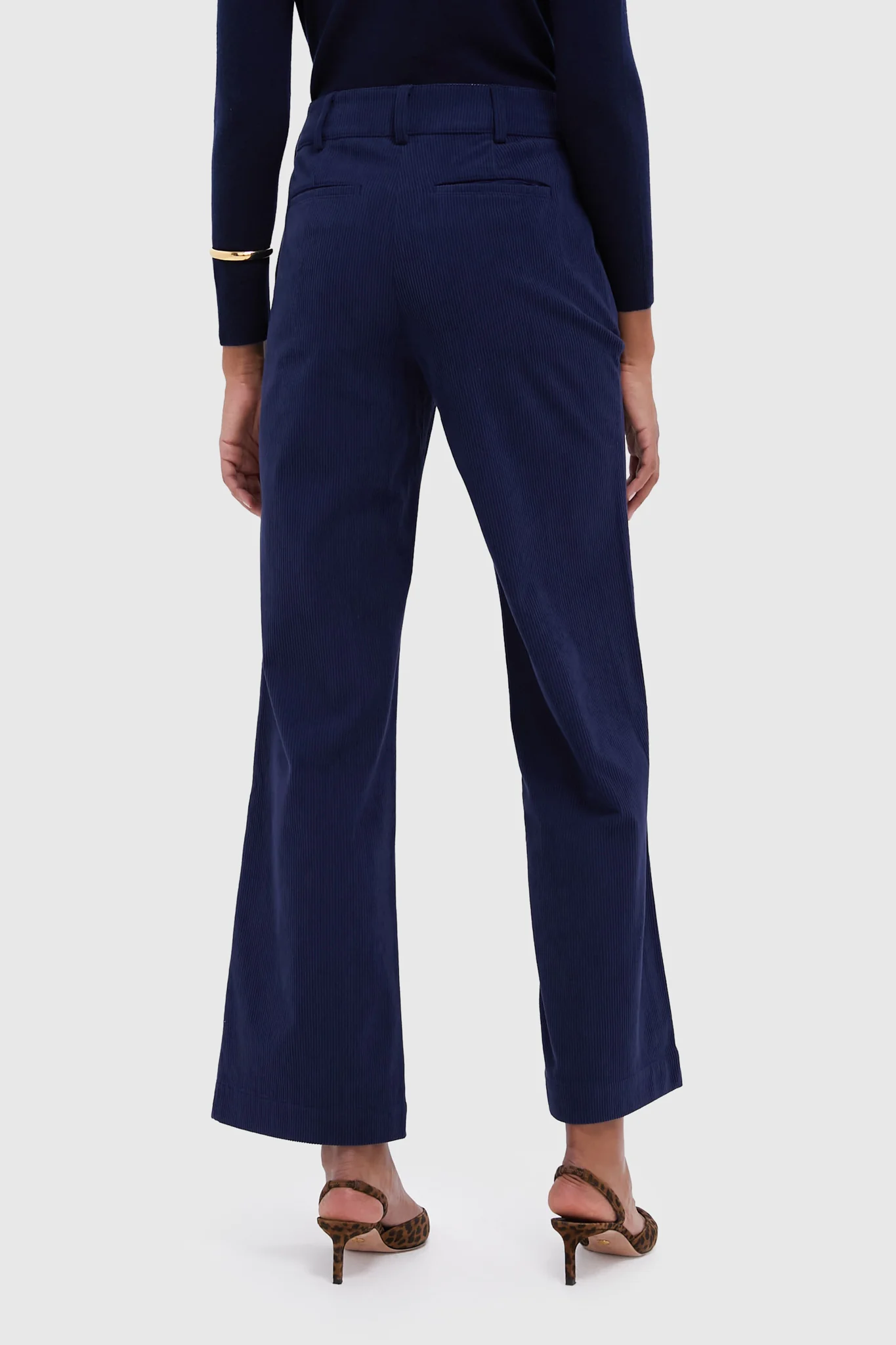 Navy Wide Wale Corduroy Hunter Pants - Image 4