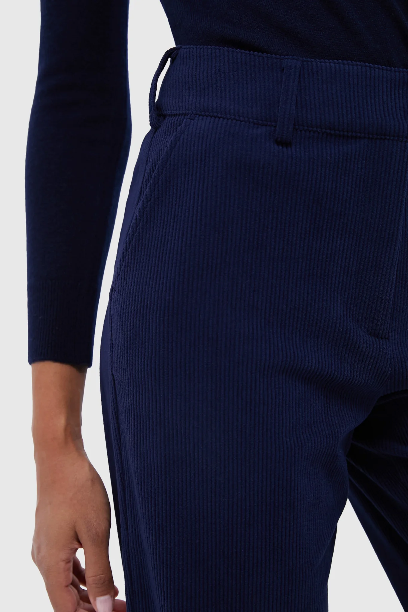 Navy Wide Wale Corduroy Hunter Pants - Image 5