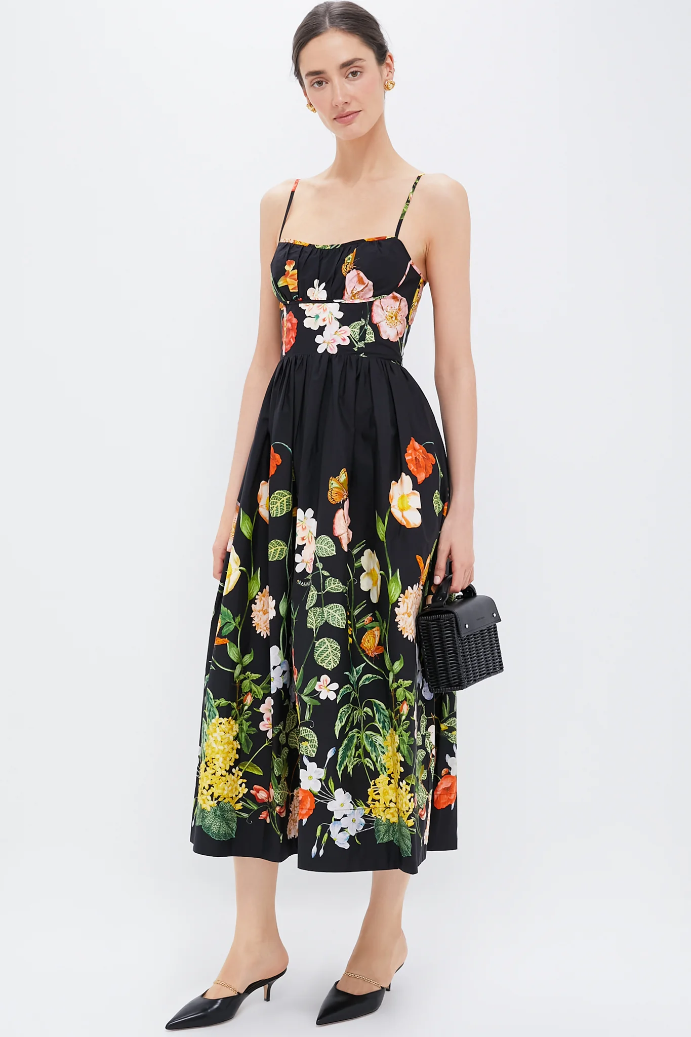 Nectar Black Alba Midi Dress - Image 2