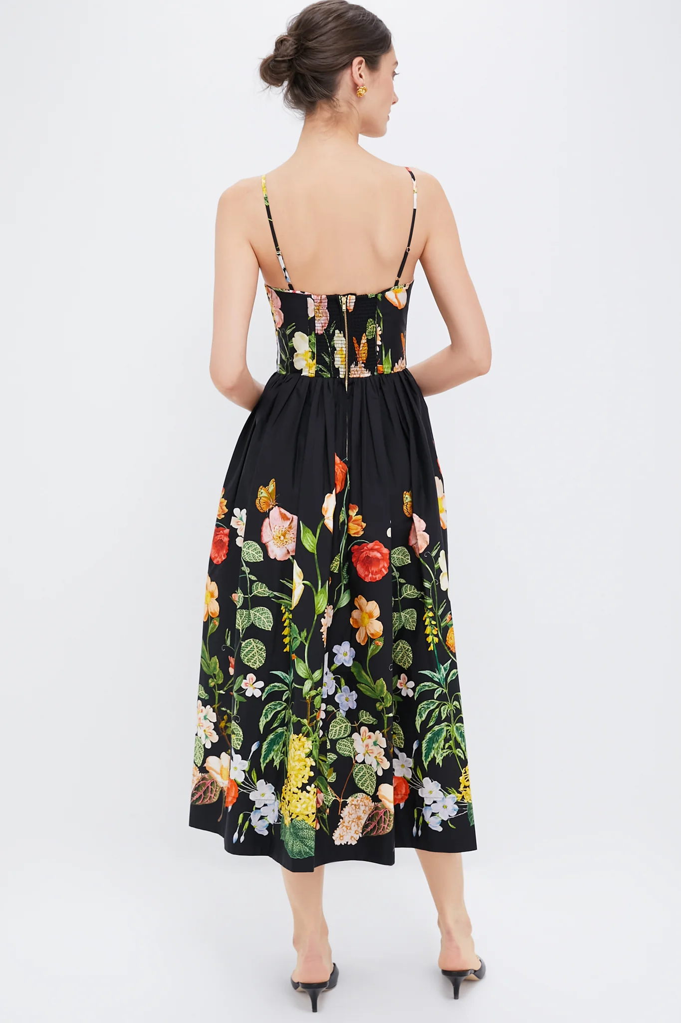Nectar Black Alba Midi Dress - Image 4