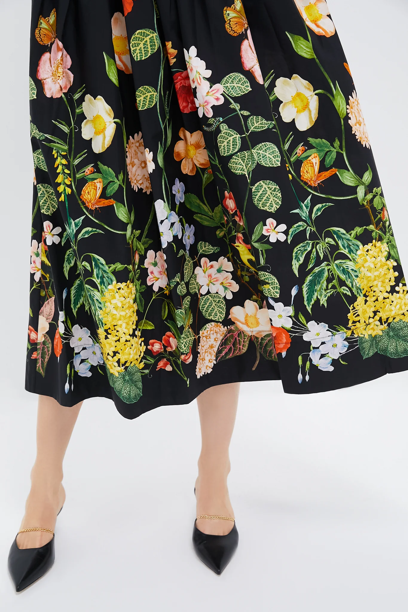 Nectar Black Alba Midi Dress - Image 6