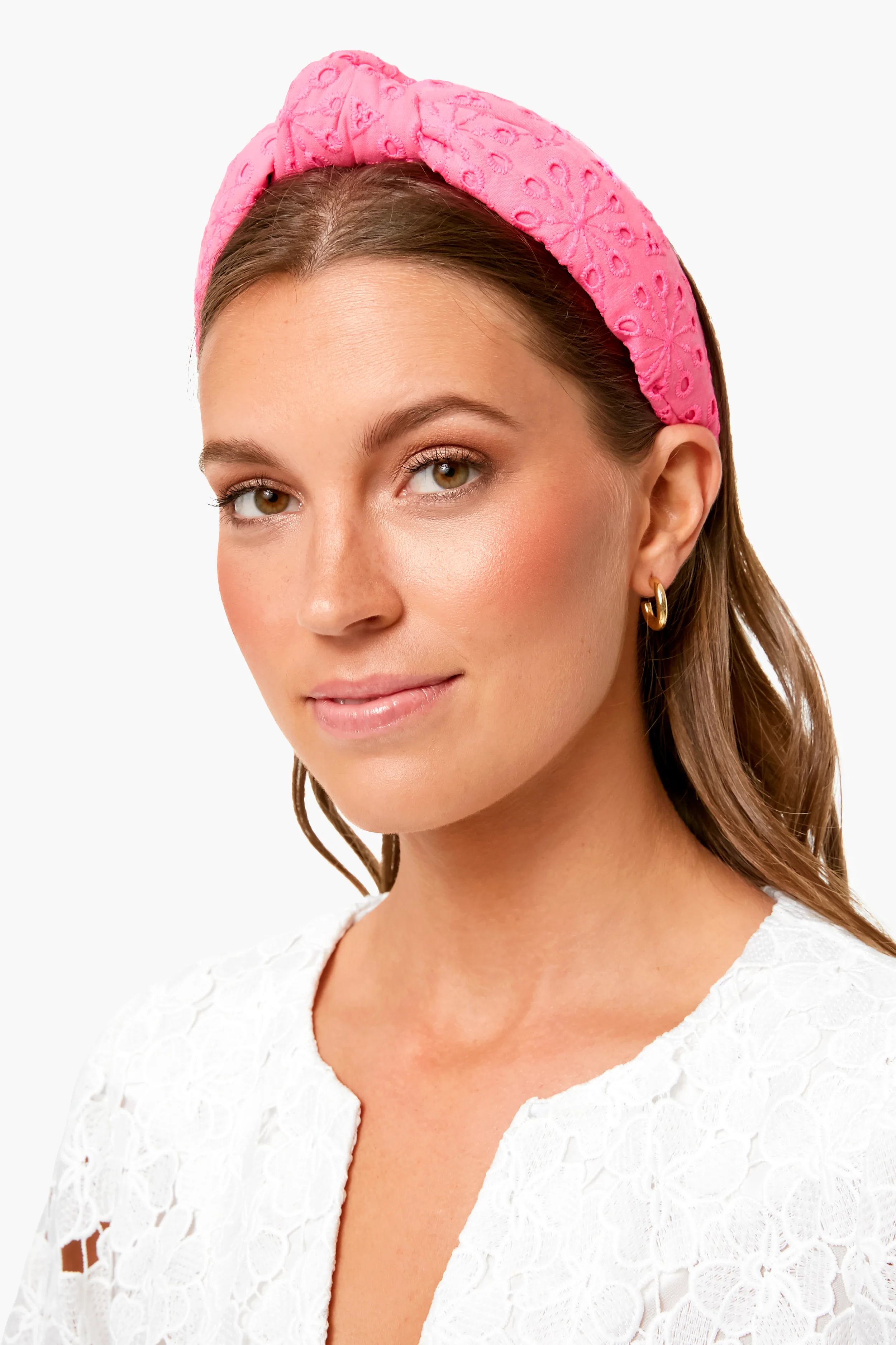 Neon Sunburst Eyelet Lele x Lilly Knotted Headband - Image 2