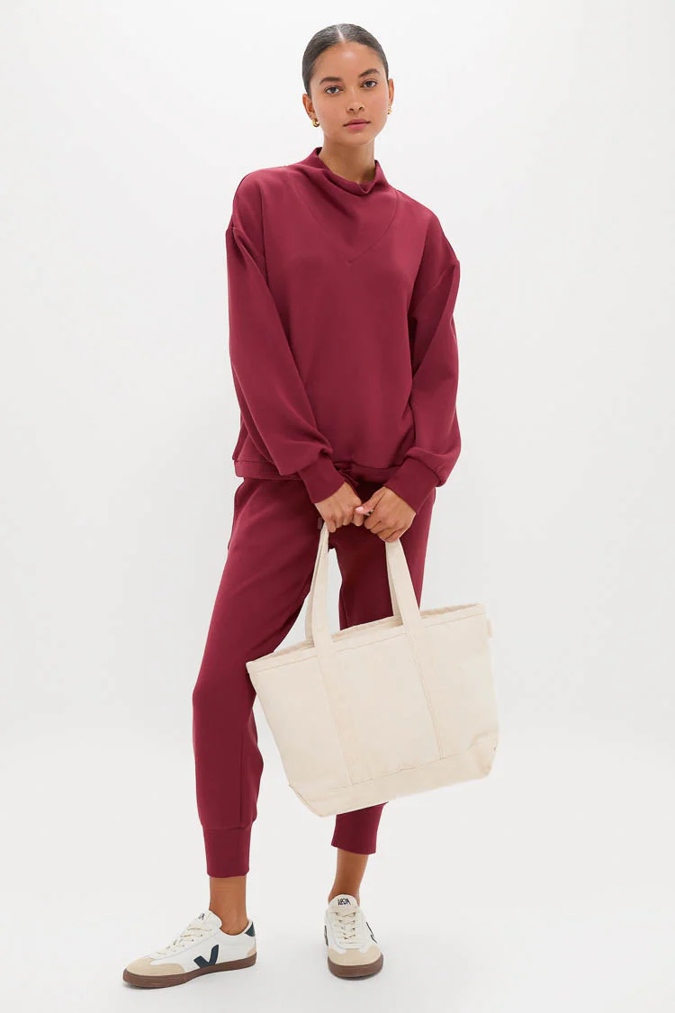 New Maroon The Slim Cuff Pant 25 - Image 2