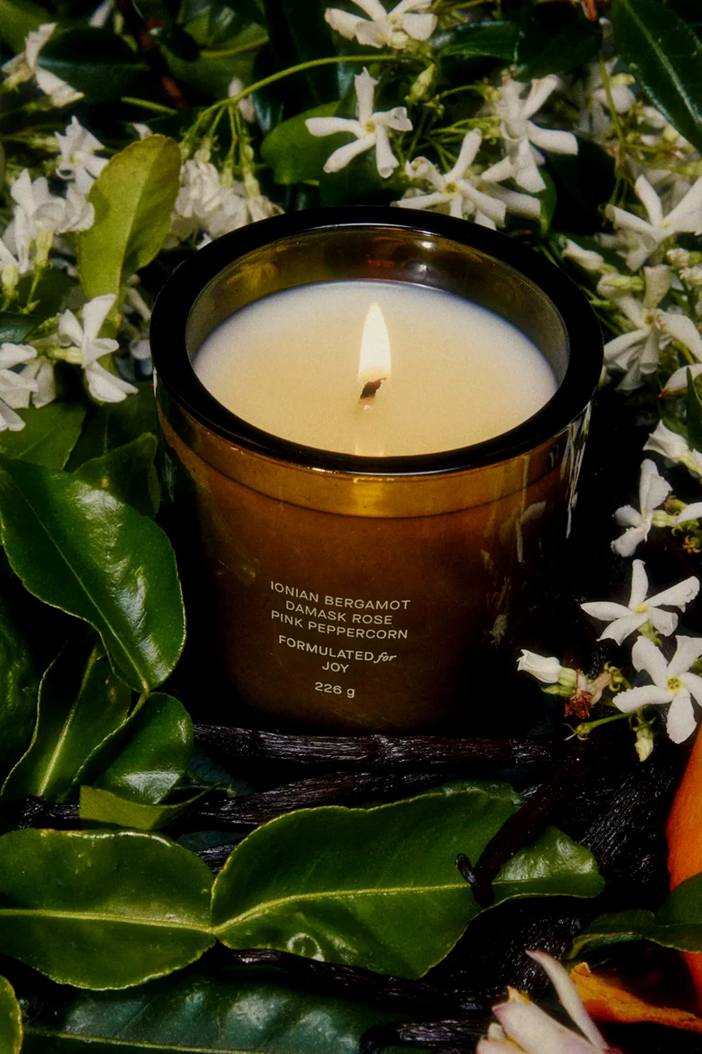 Night Blooming Jasmine & Damask Rose Candle - Image 3