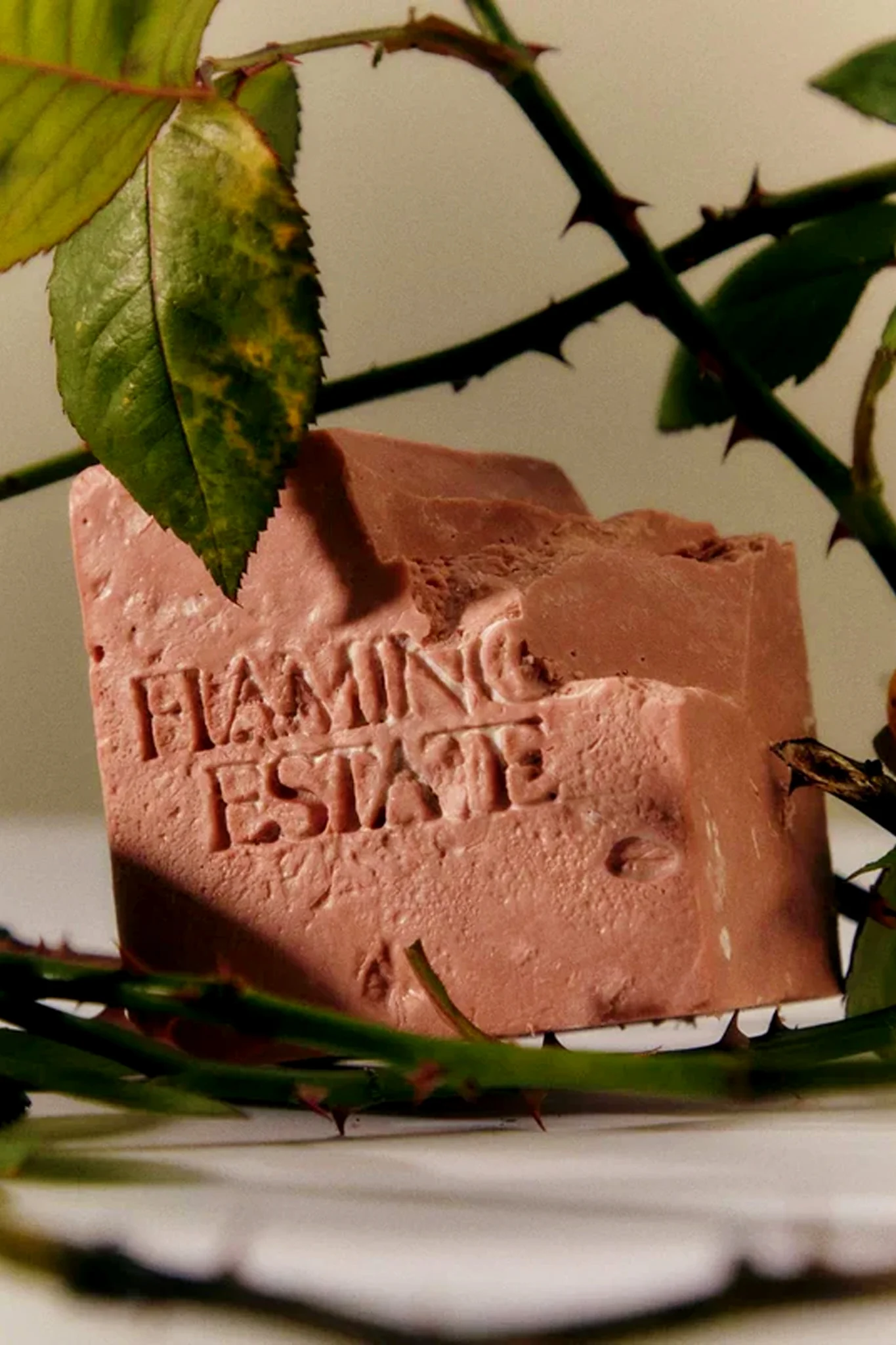 Night Blooming Jasmine & Damask Rose Soap Brick - Image 2