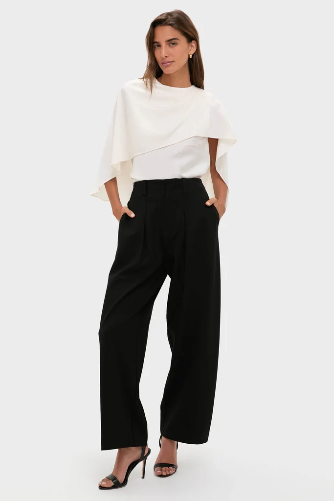 Night Out Eden Pleated Ponte Trouser - Image 6