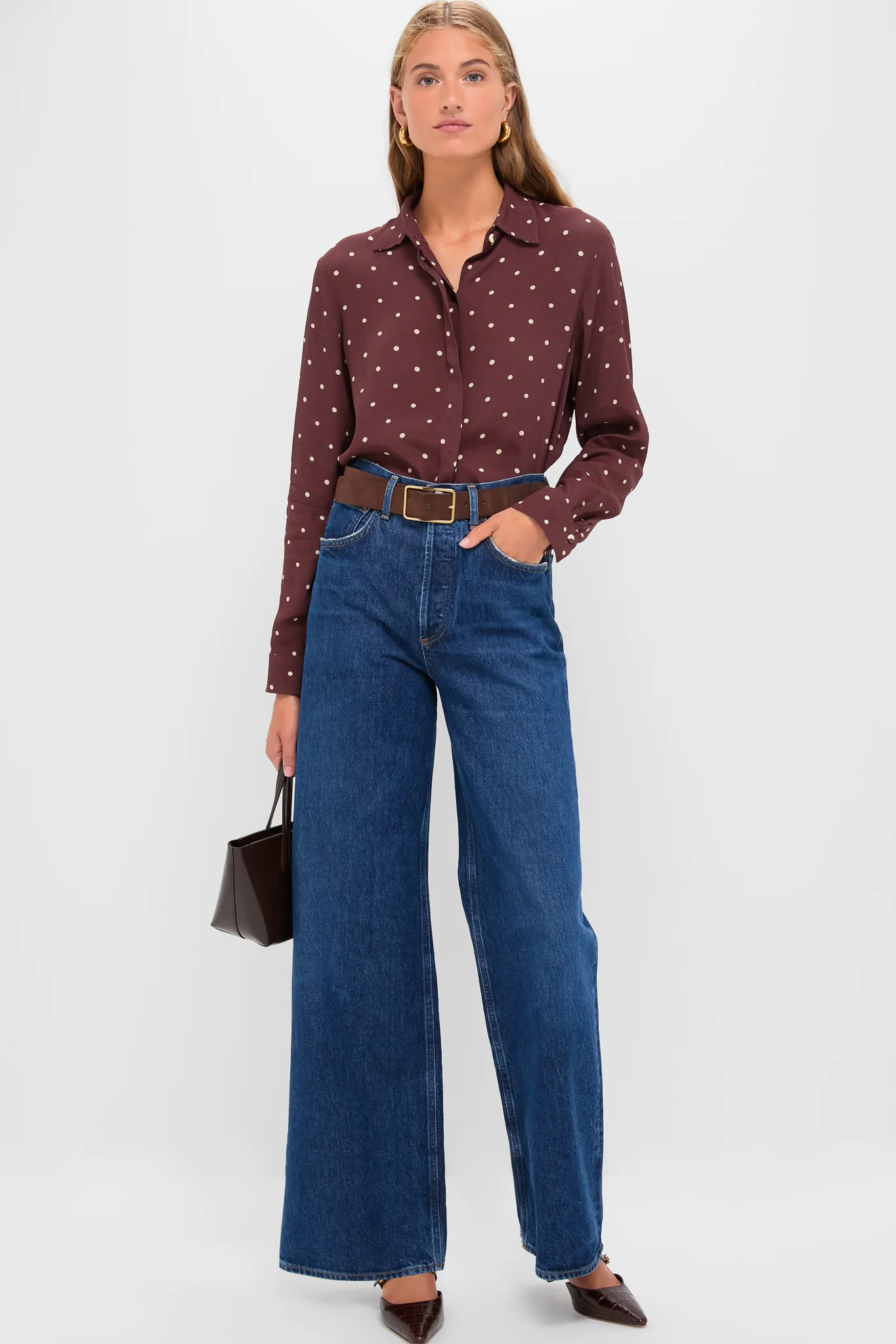 Night Print Crepe Shirt - Image 2