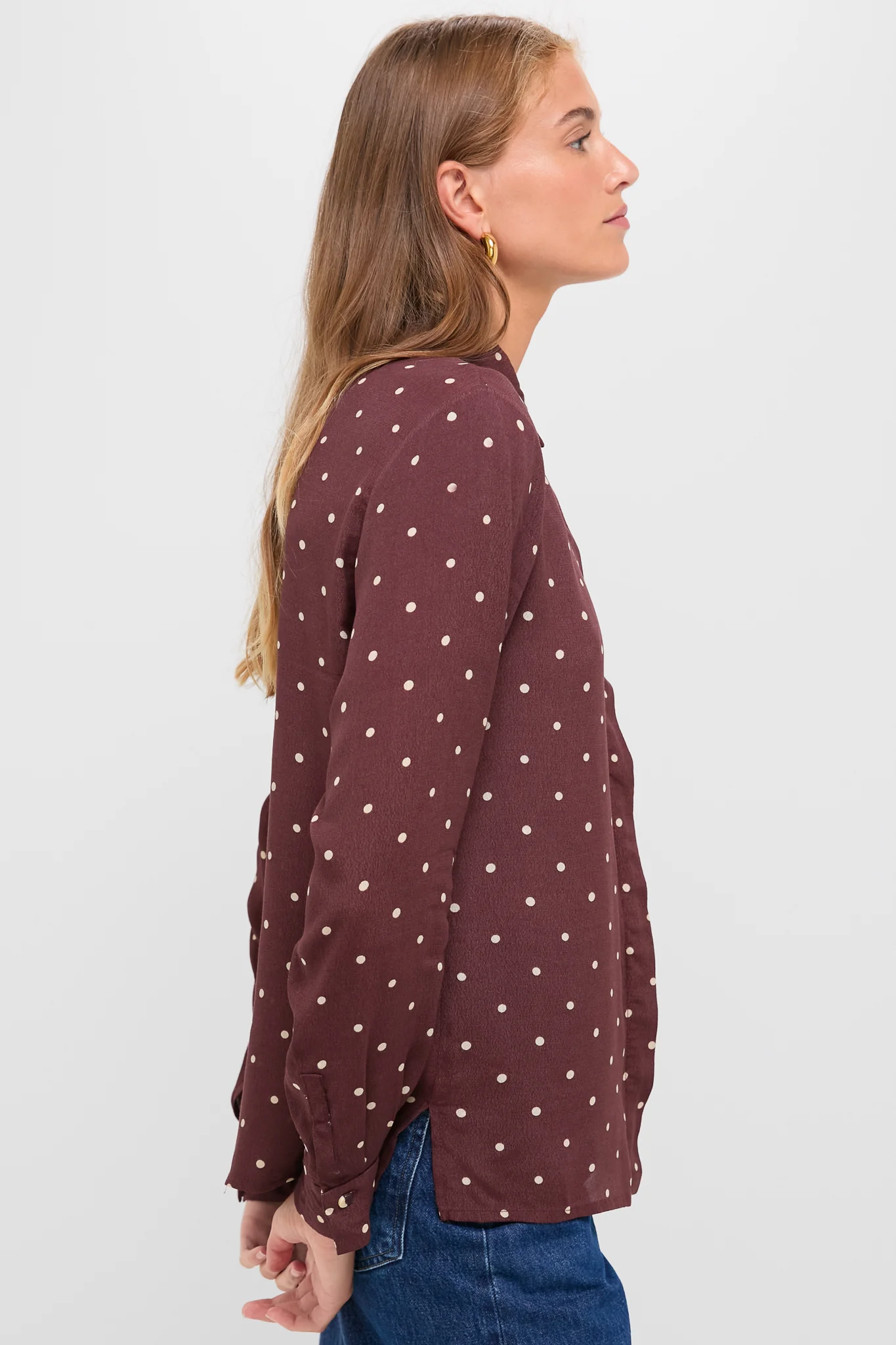 Night Print Crepe Shirt - Image 3