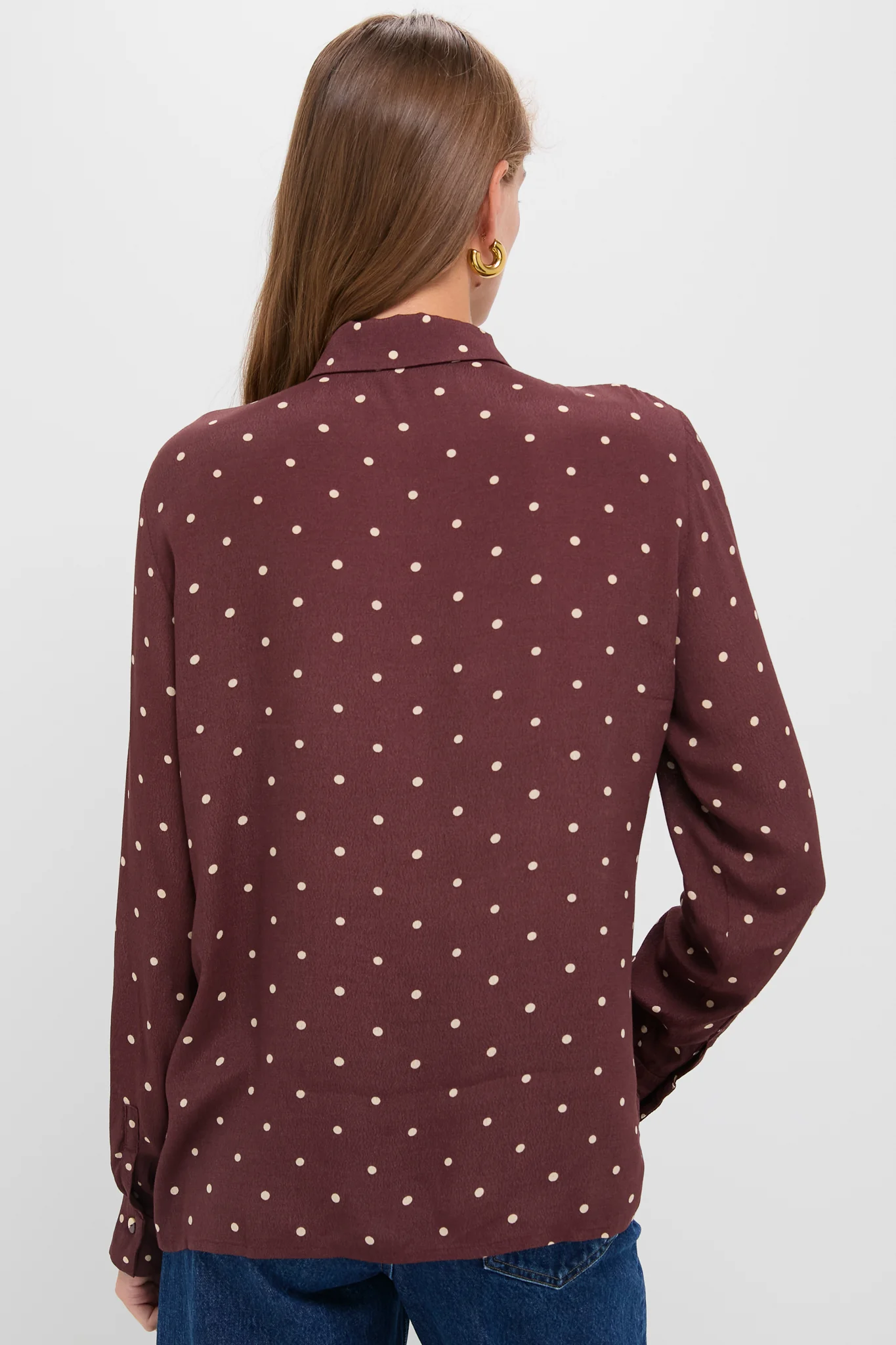 Night Print Crepe Shirt - Image 4