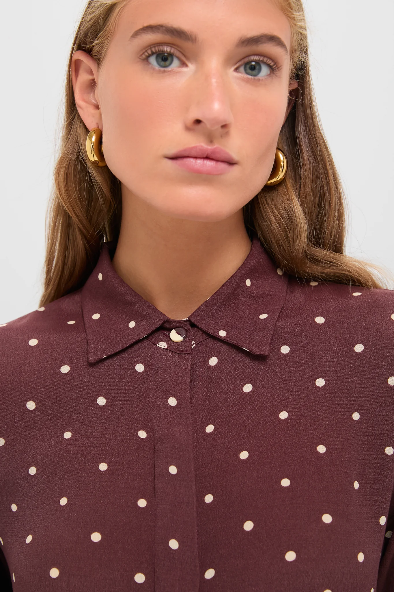 Night Print Crepe Shirt - Image 5