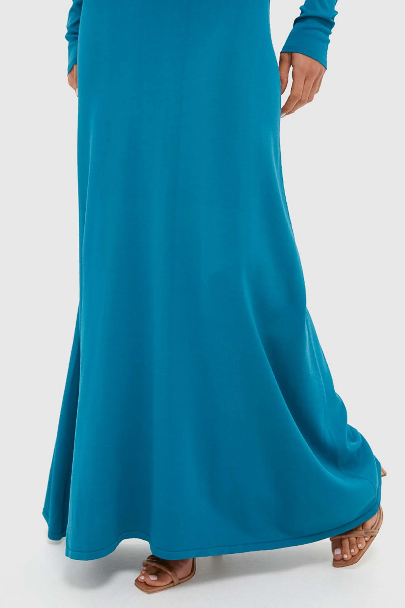 Nocturnal Blue Dora Long Sleeve Maxi Dress - Image 5