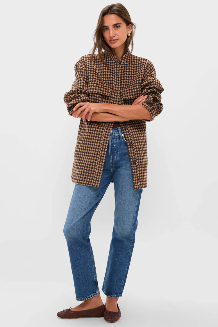Noir and Noisette Florian Coat - Image 6