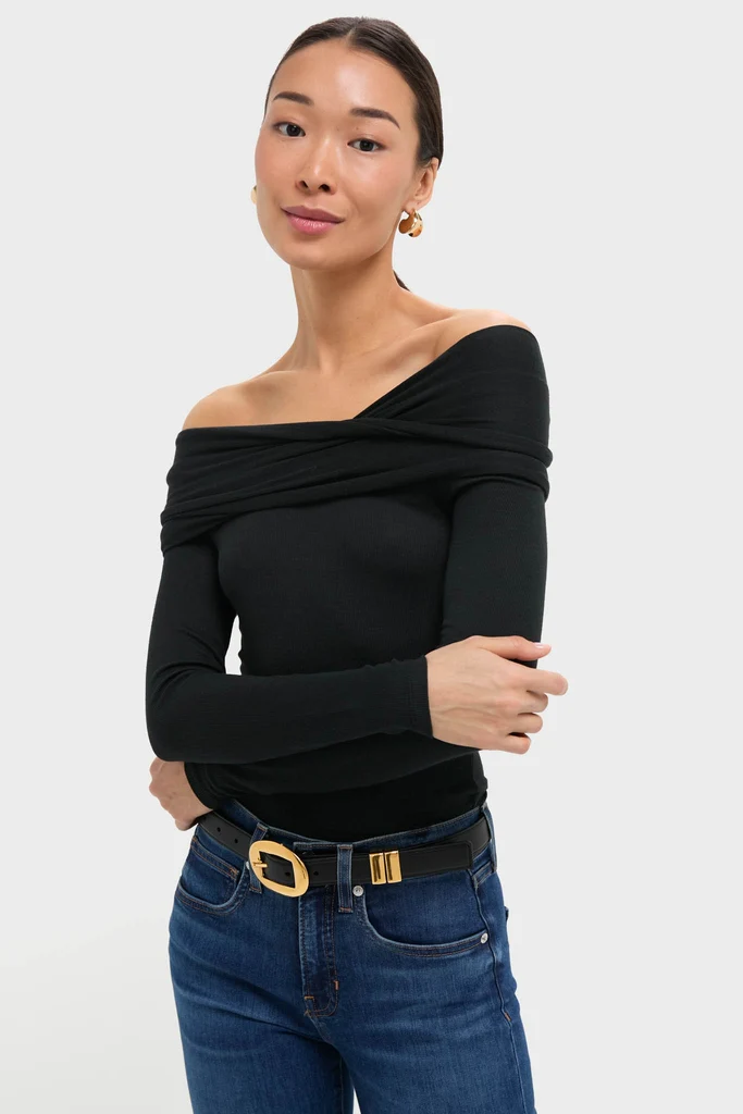 Noir Lyra Off Shoulder Top