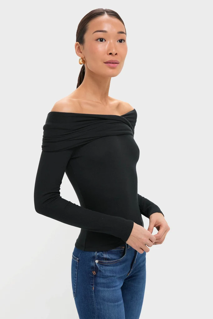 Noir Lyra Off Shoulder Top - Image 3