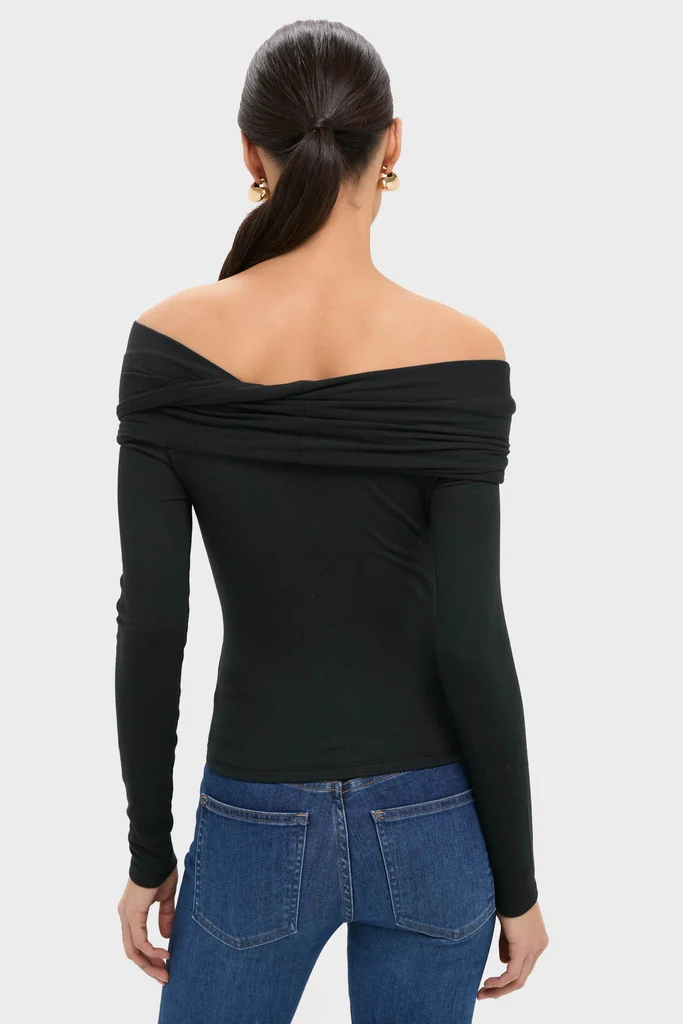 Noir Lyra Off Shoulder Top - Image 4