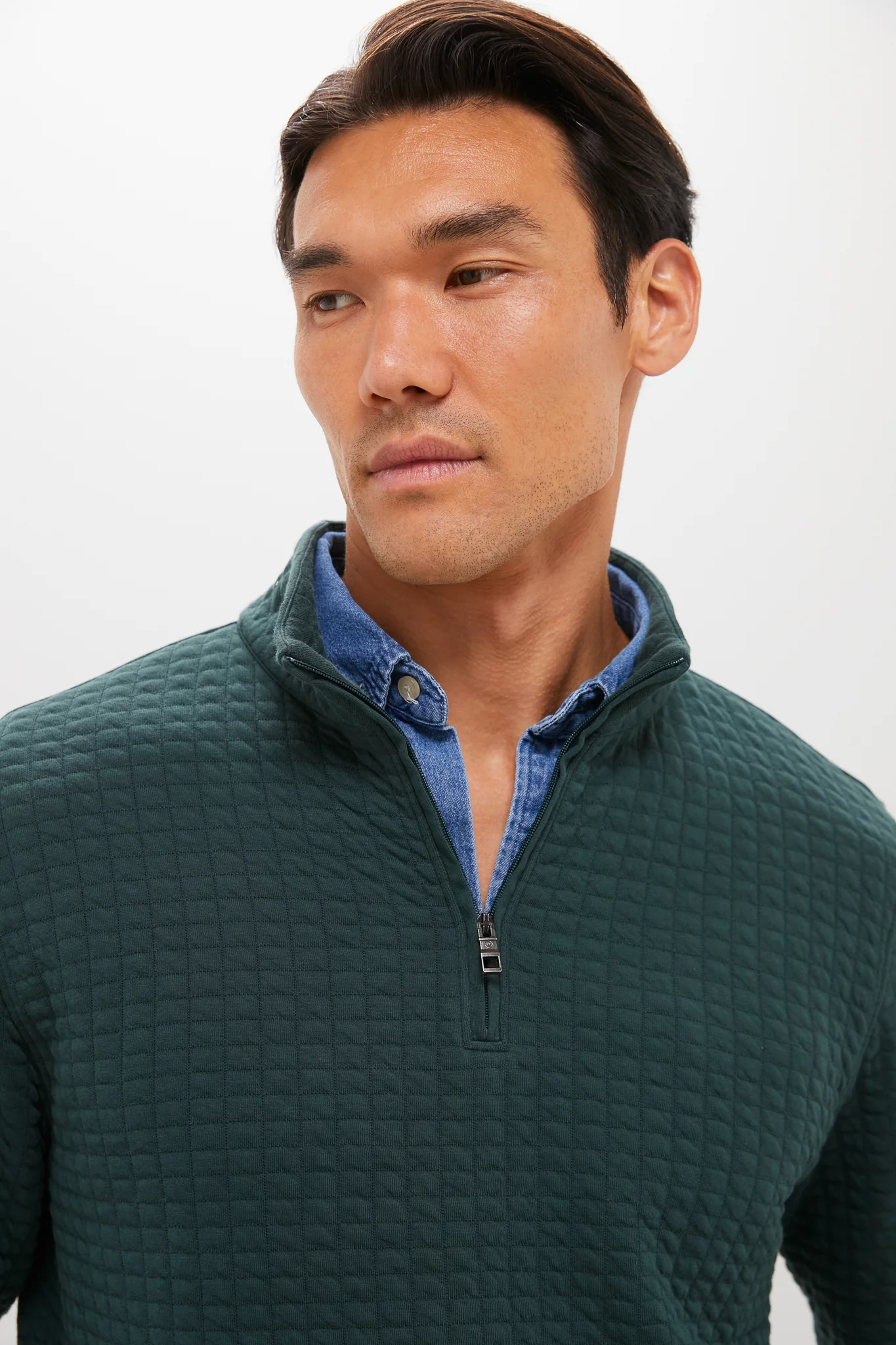 Nordic Pine Quad Quilted Quarter Zip - Image 6