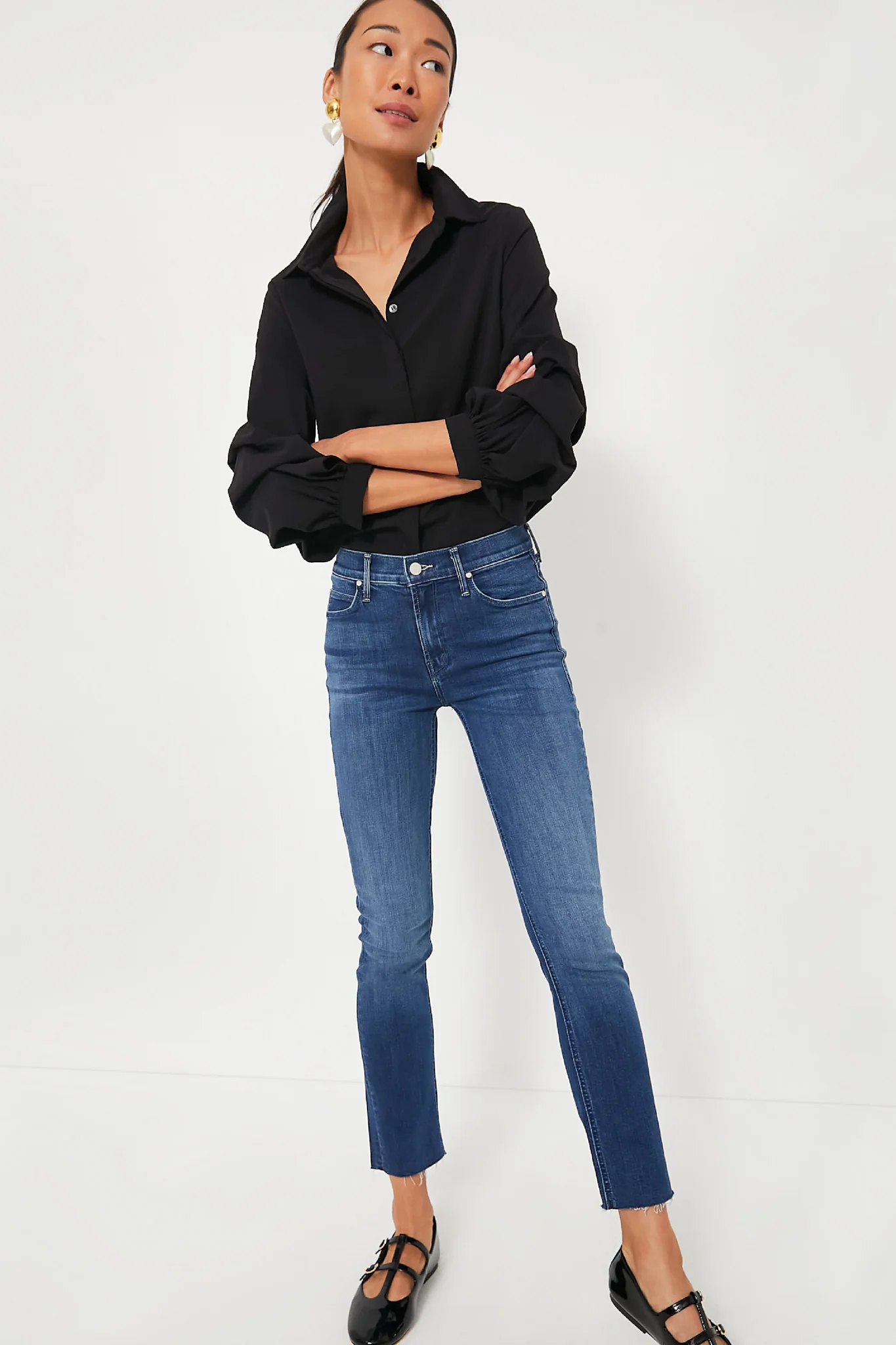 Nothing Between Us The Mid Rise Dazzler Ankle Fray - Image 3