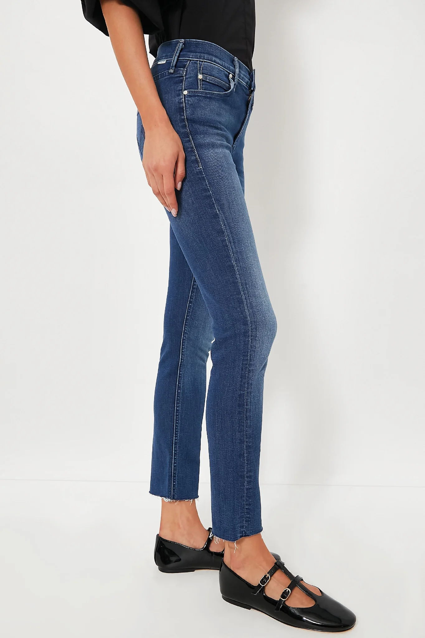 Nothing Between Us The Mid Rise Dazzler Ankle Fray - Image 4