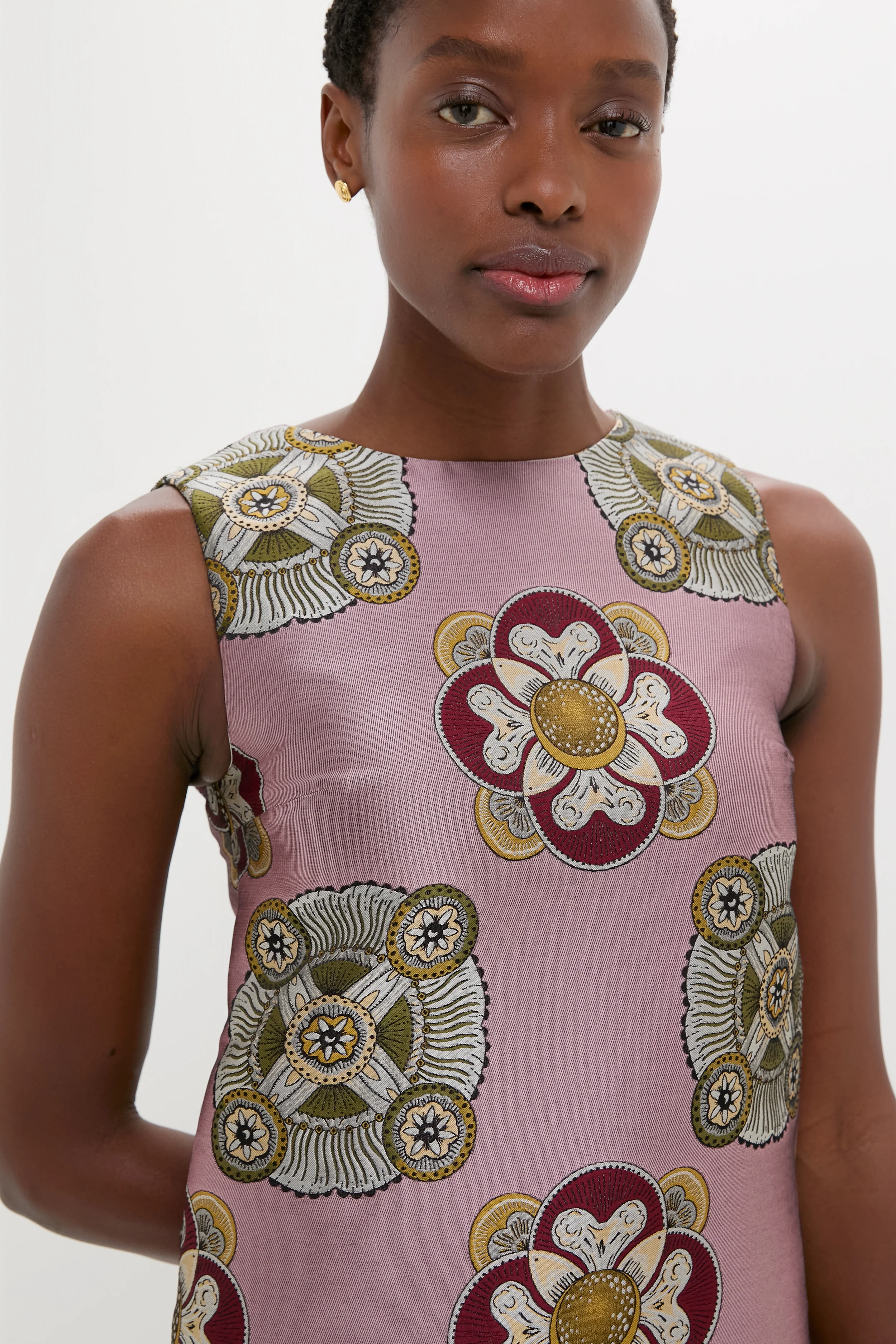 Nucleus Pink Column Dress - Image 6
