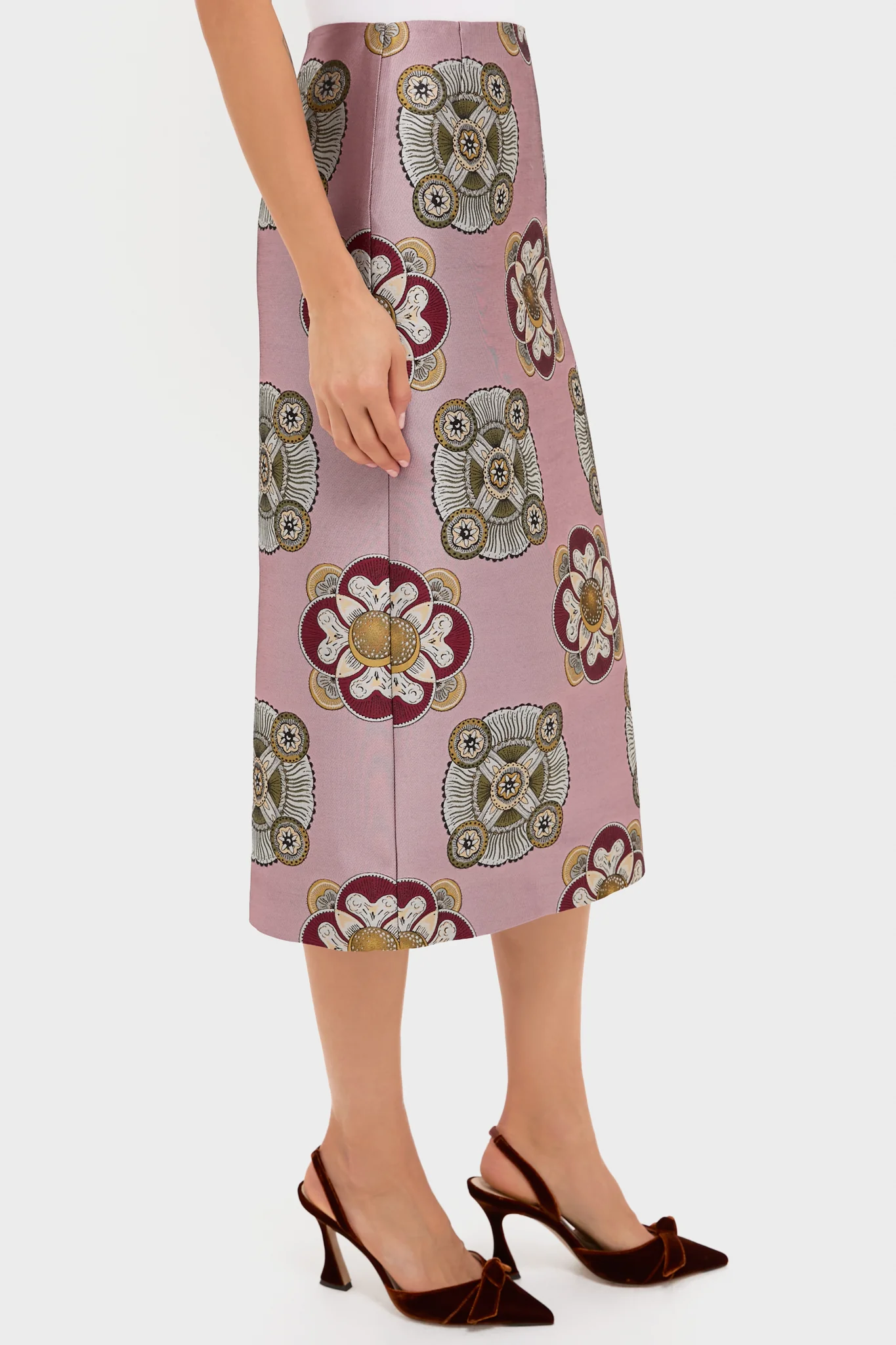 Nucleus Pink Pencil Skirt - Image 4